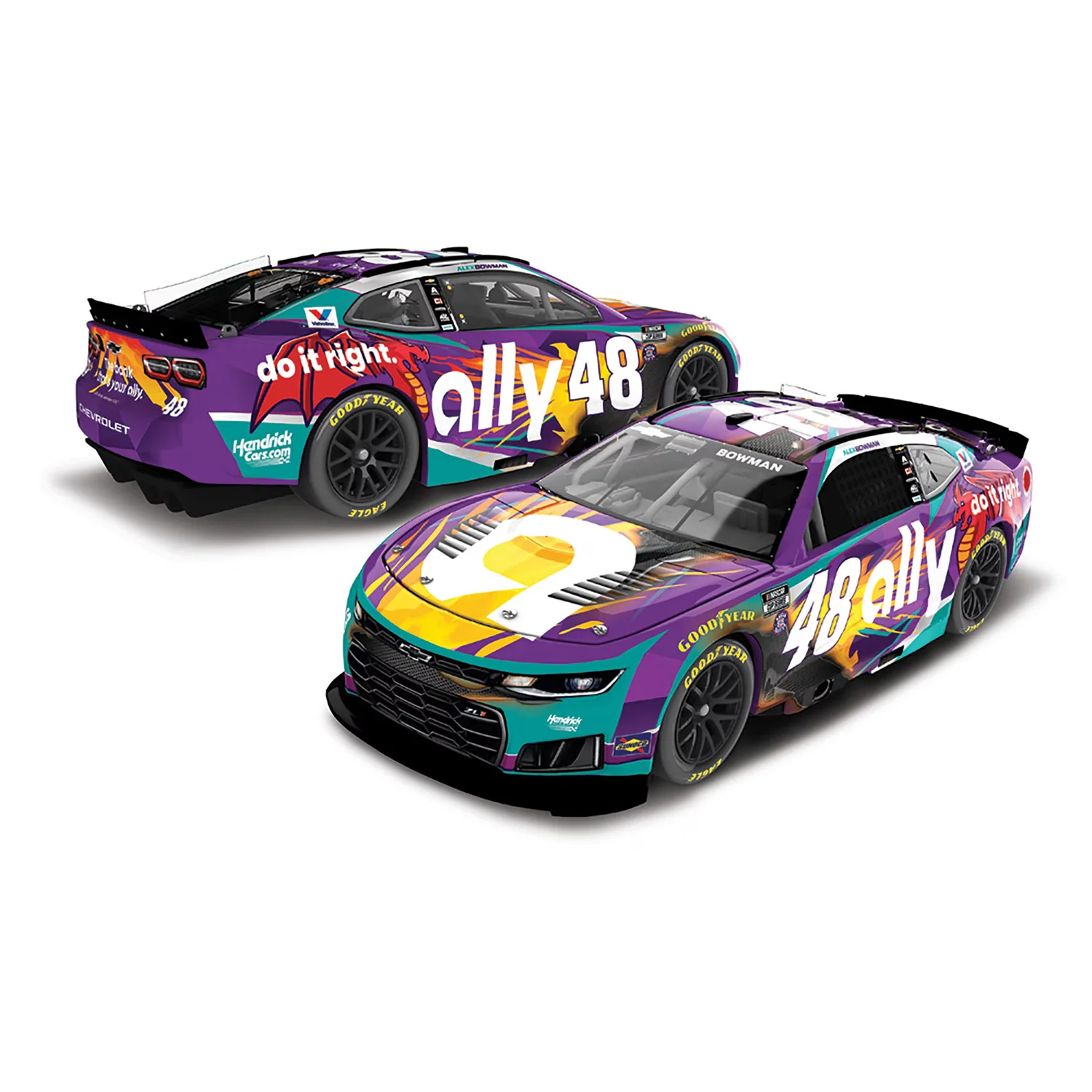 Alex Bowman Ally Dragons 1:64 2026 Diecast Car Preorder - Currently Projected December
