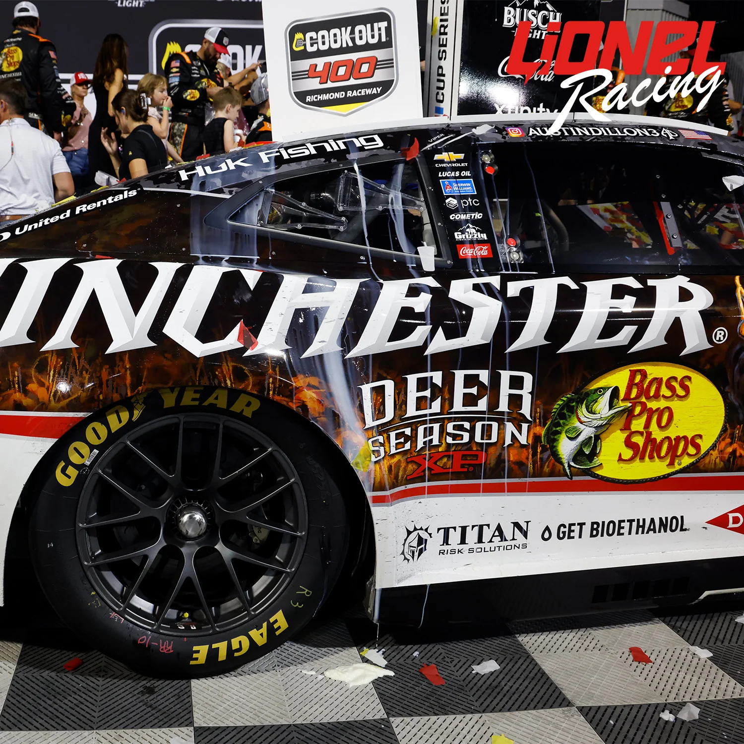 Austin Dillon / Richard Childress Dual Autographed Richmond Race Win 1:24 Standard 2025 Diecast Car Preorder - Currently Projected June - Image 4
