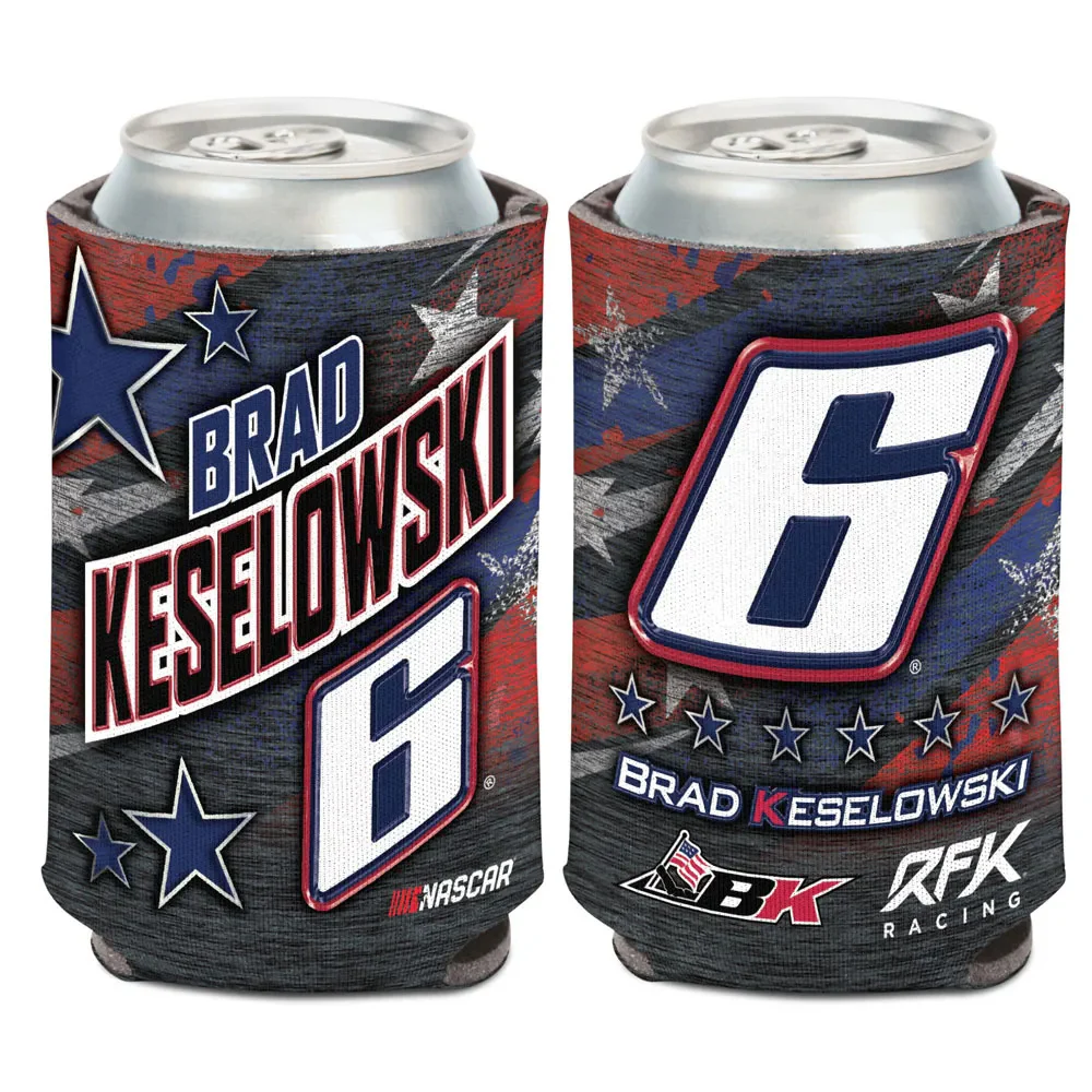 Brad Keselowski 2026 Patriotic #6 Can Hugger 12oz Cooler - Sale