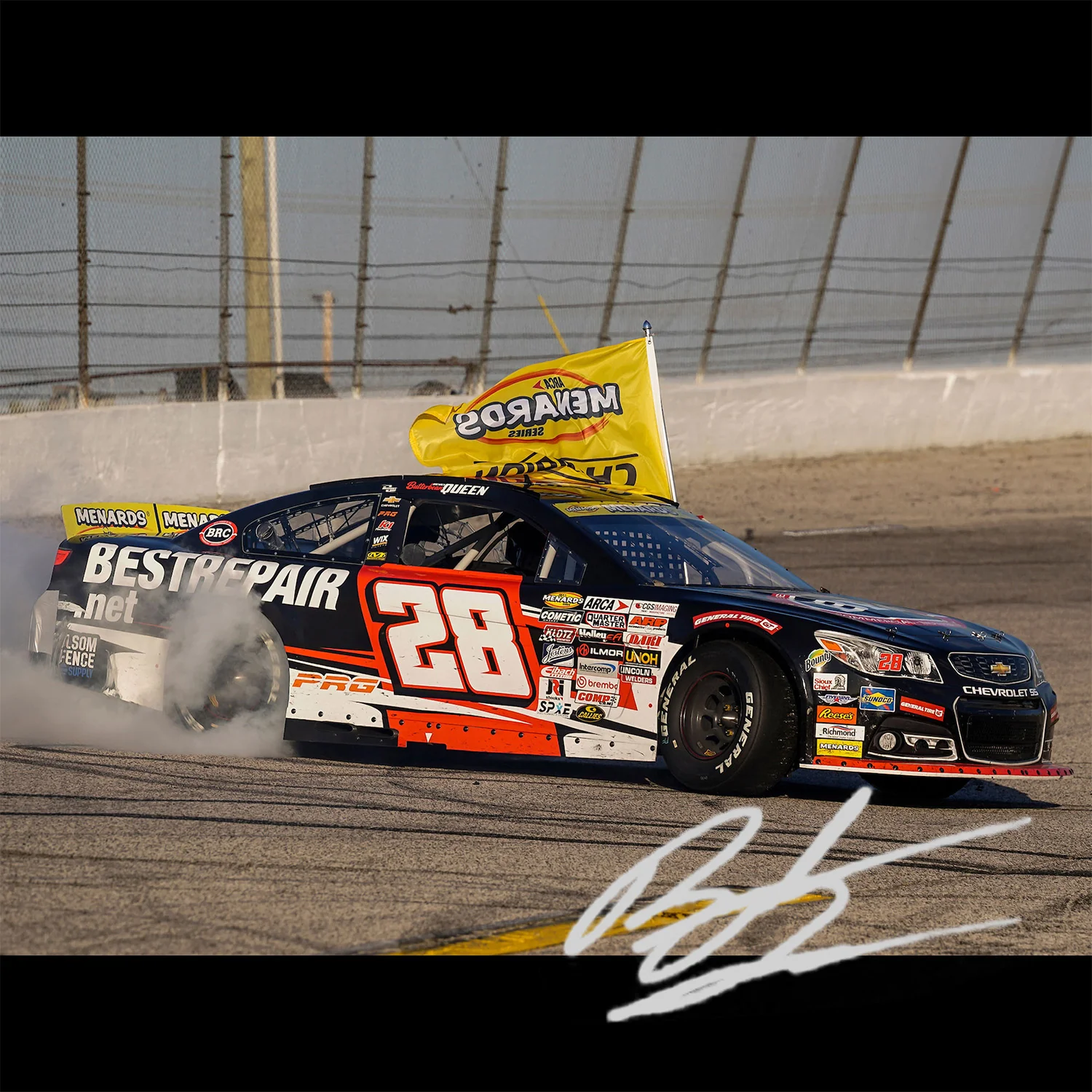 Butterbean Queen Autographed ARCA Championship Toledo Race Win 1:24 2025 Diecast Preorder - Currently Projected October - Image 2