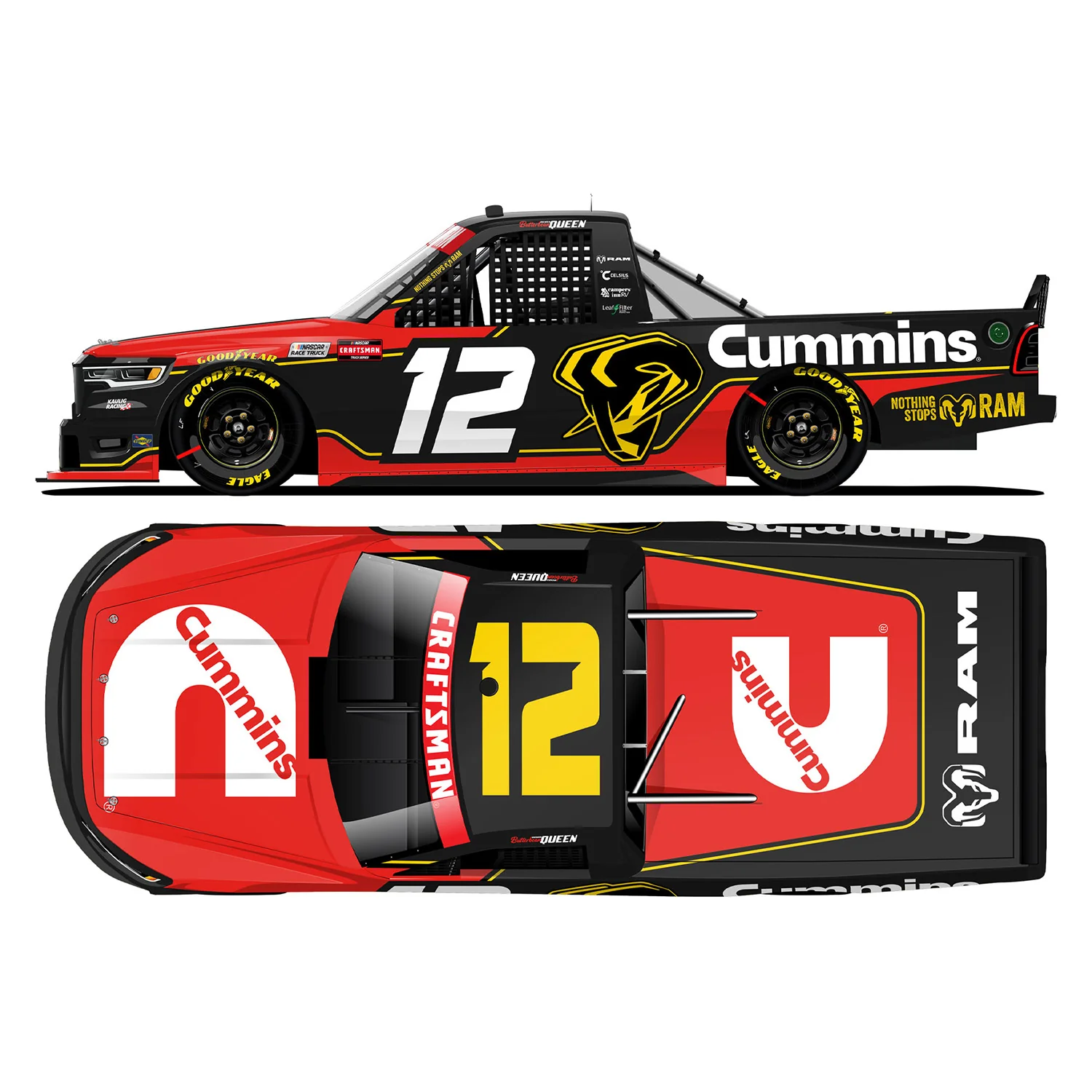 Butterbean Queen Cummins 1:64 2026 Diecast RAM Truck Series Preorder - Currently Projected November