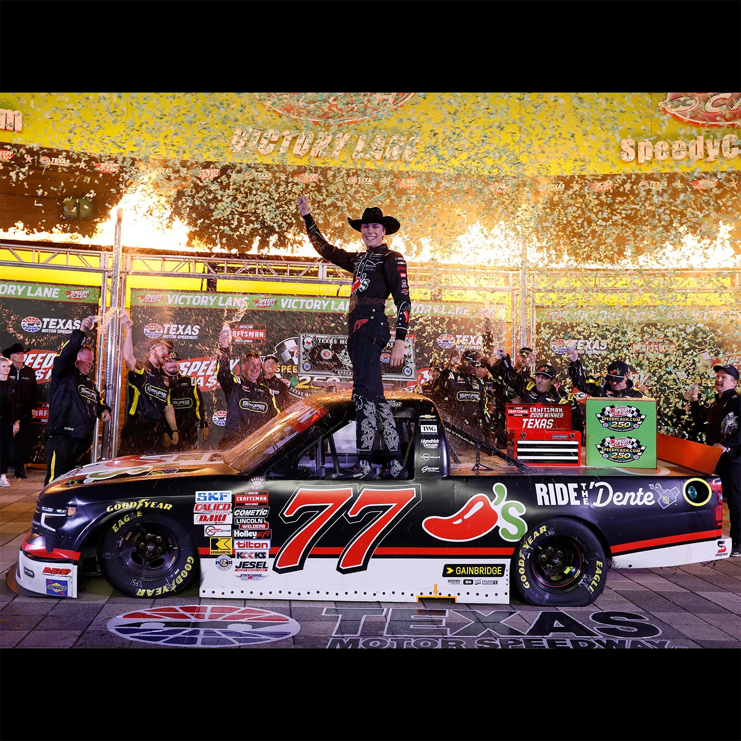 Carson Hocevar Texas Truck Series Race Win 1:64 2026 Diecast Preorder - Currently Projected December
