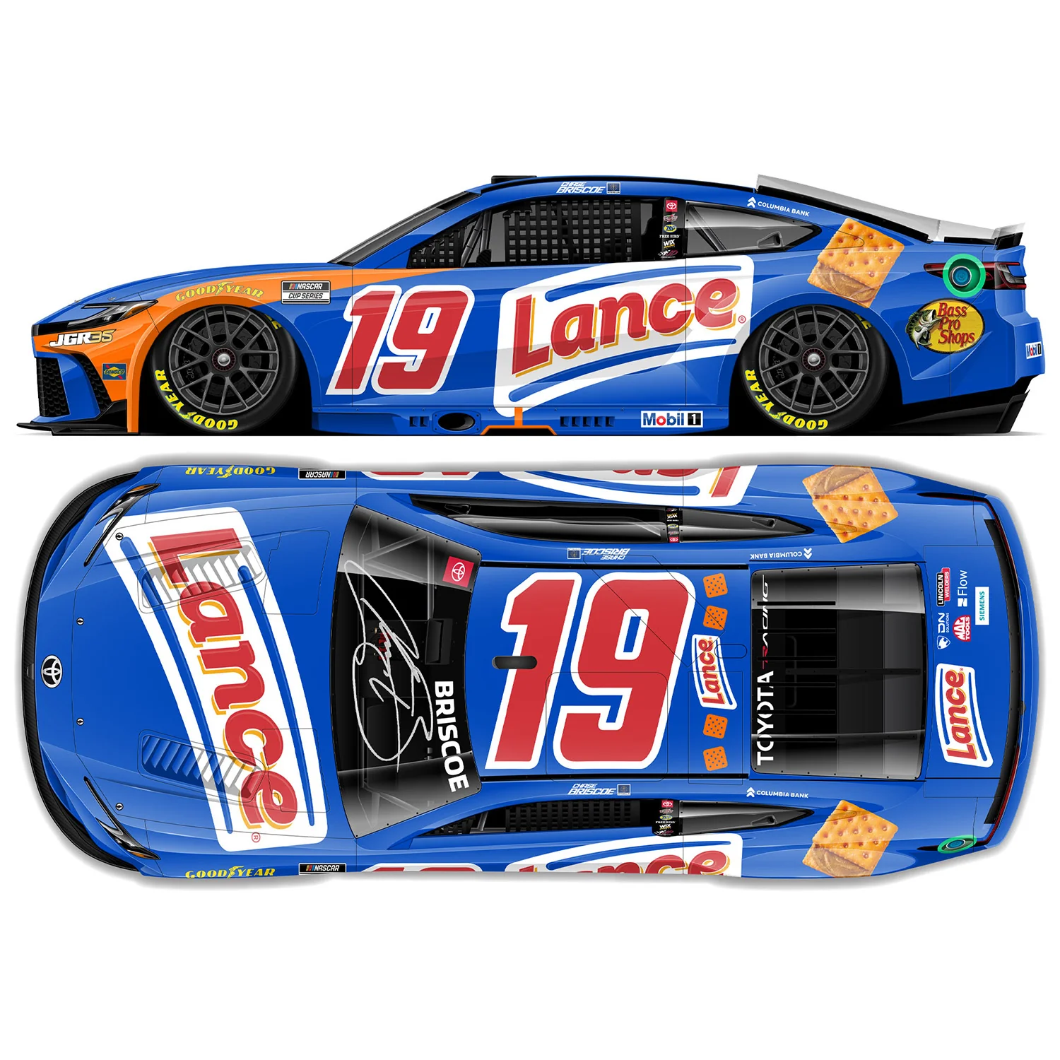Chase Briscoe Autographed Lance 1:24 Standard 2026 Diecast Car Preorder - Currently Projected November - Image 2