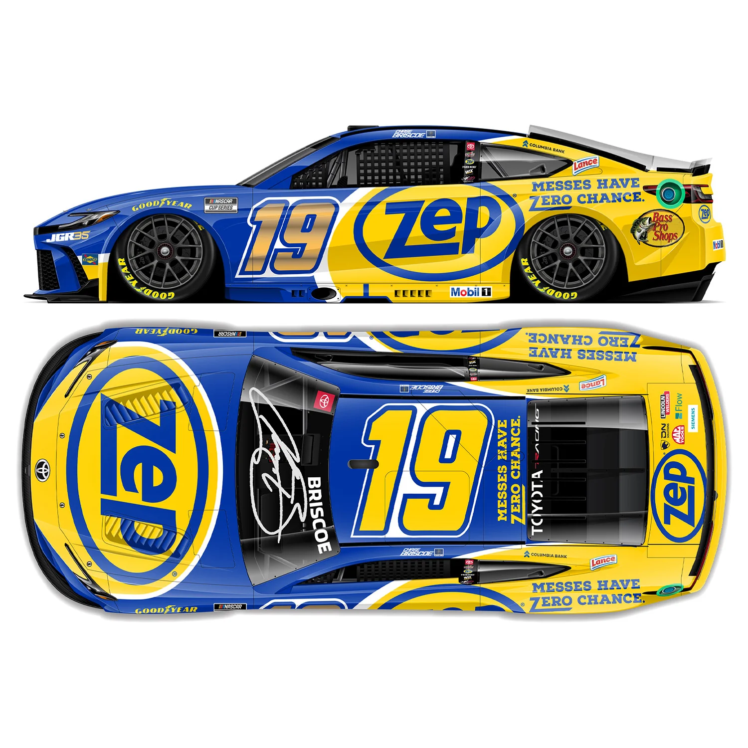 Chase Briscoe Autographed Zep 1:24 Standard 2026 Diecast Car Preorder - Currently Projected November - Image 2