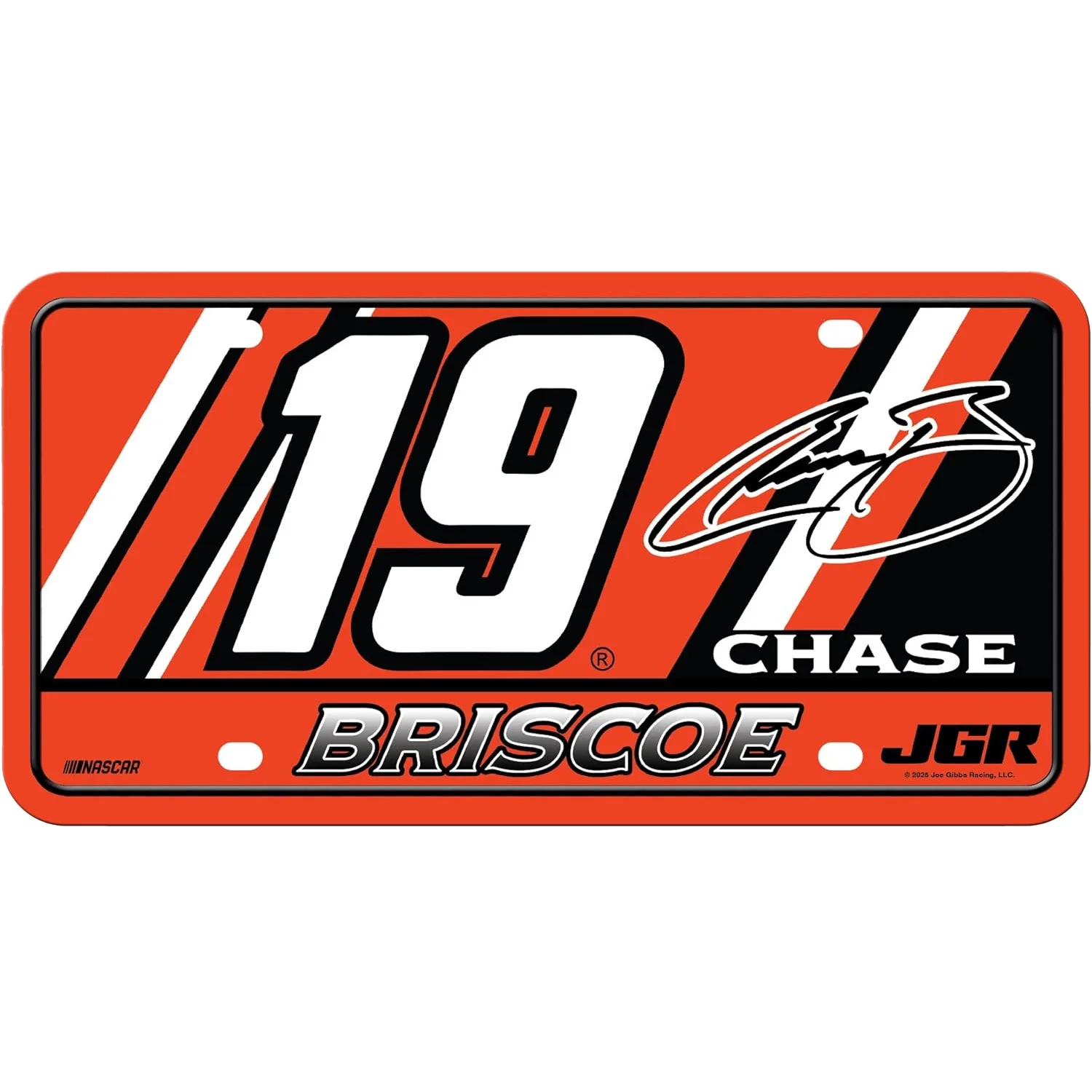 Chase Briscoe Metal #19 Automobile License Plate Tag