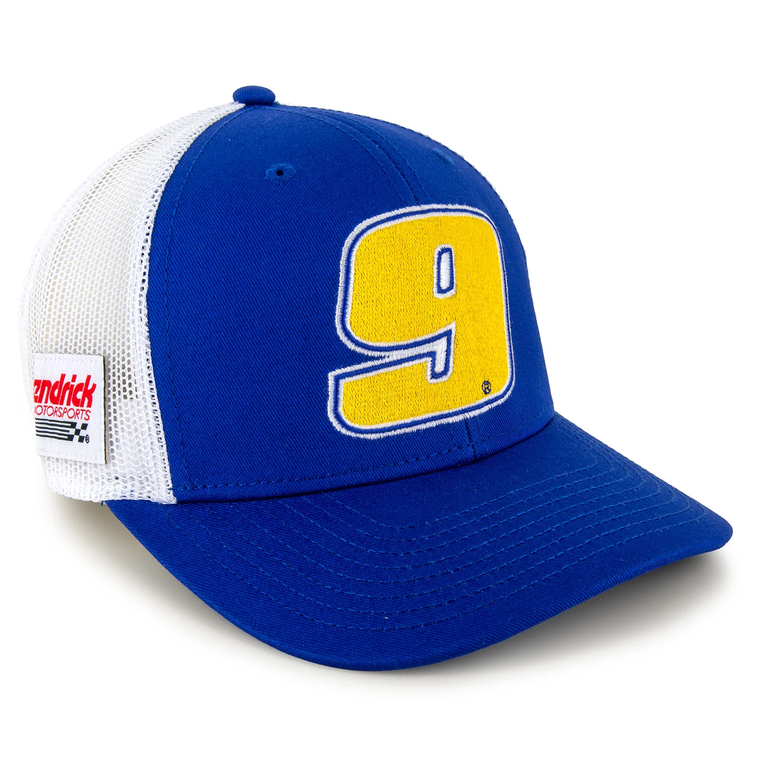 Chase Elliott 2026 Big Number #9 Mesh NASCAR The Game Hat Exclusive Blue/White - Image 3