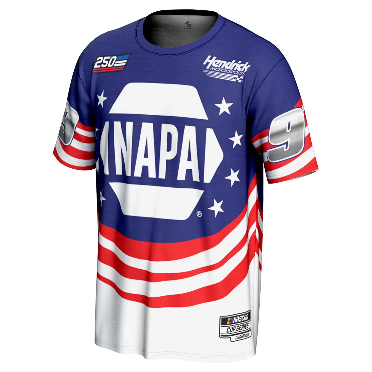 Chase Elliott 2026 NAPA Patriotic Sublimated ProSphere T-Shirt - Image 2
