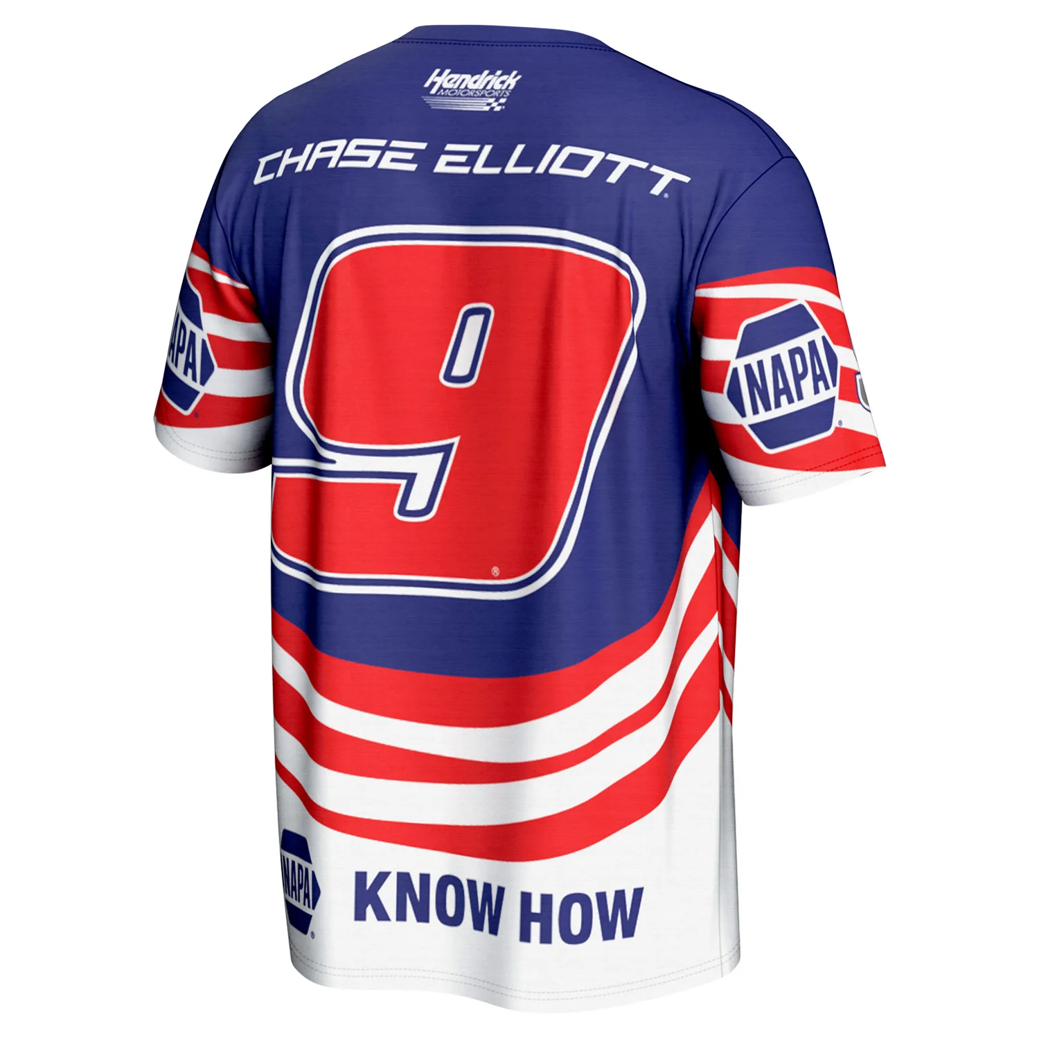 Chase Elliott 2026 NAPA Patriotic Sublimated ProSphere T-Shirt - Image 3