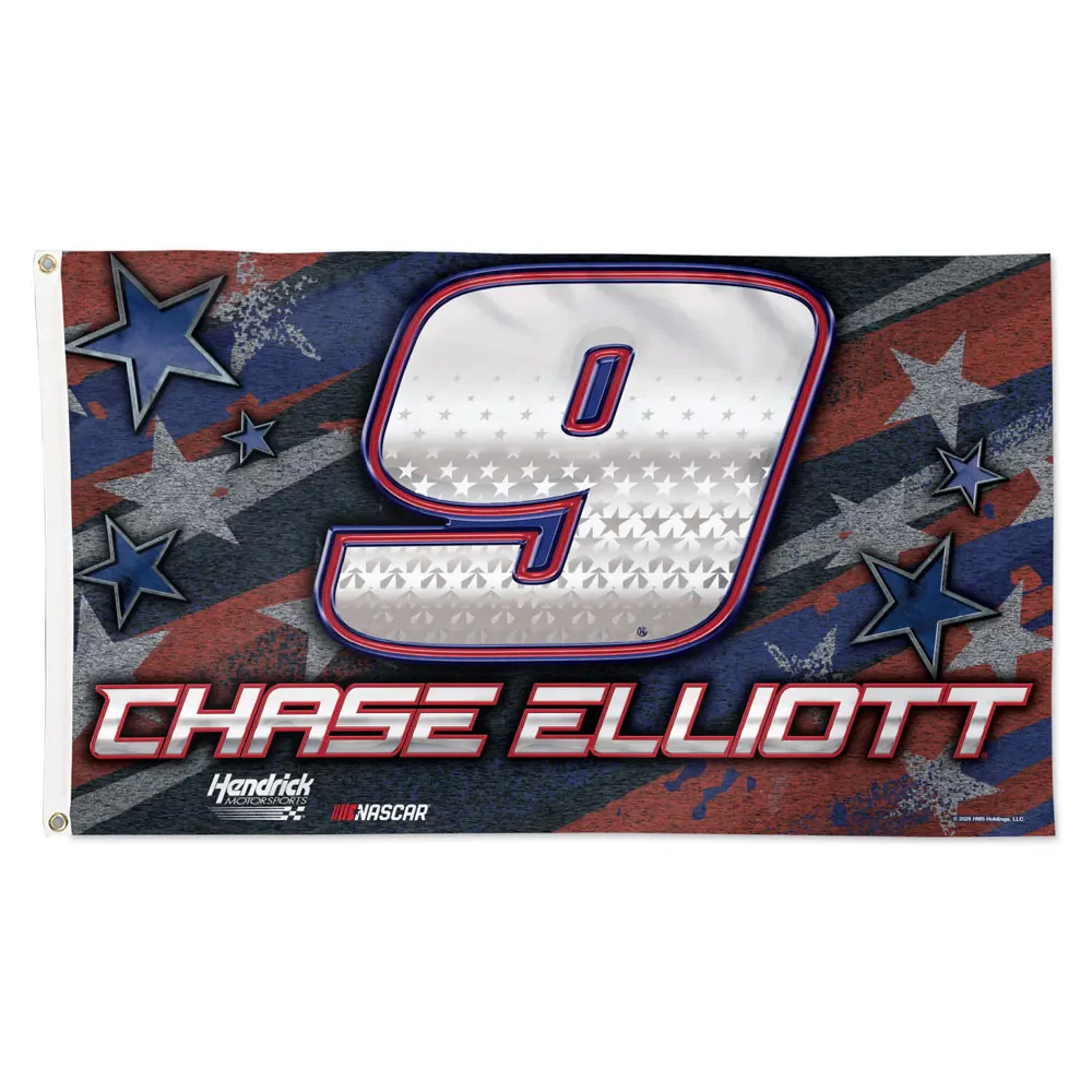 Chase Elliott 2026 Patriotic #9 NASCAR 3x5 Flag