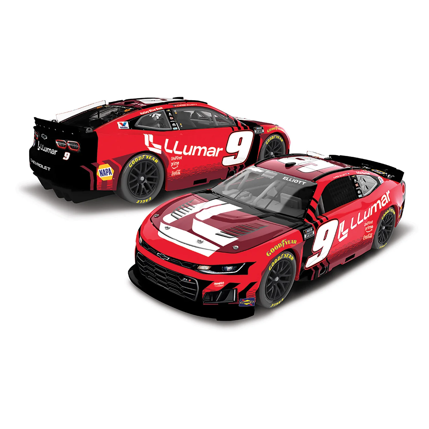 Chase Elliott ELITE LLumar 1:24 2026 Diecast Car Preorder - Currently Projected September