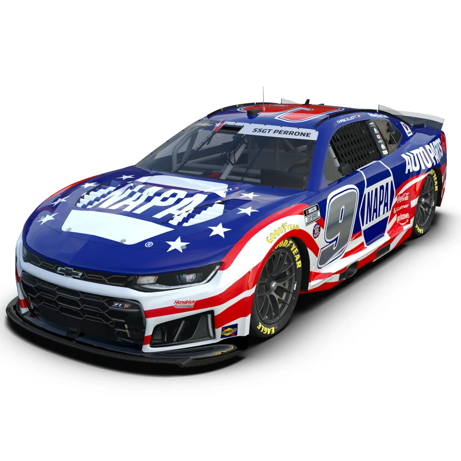 Chase Elliott NAPA Patriotic 1:64 2026 Diecast Car Preorder - Currently Projected December - Image 3
