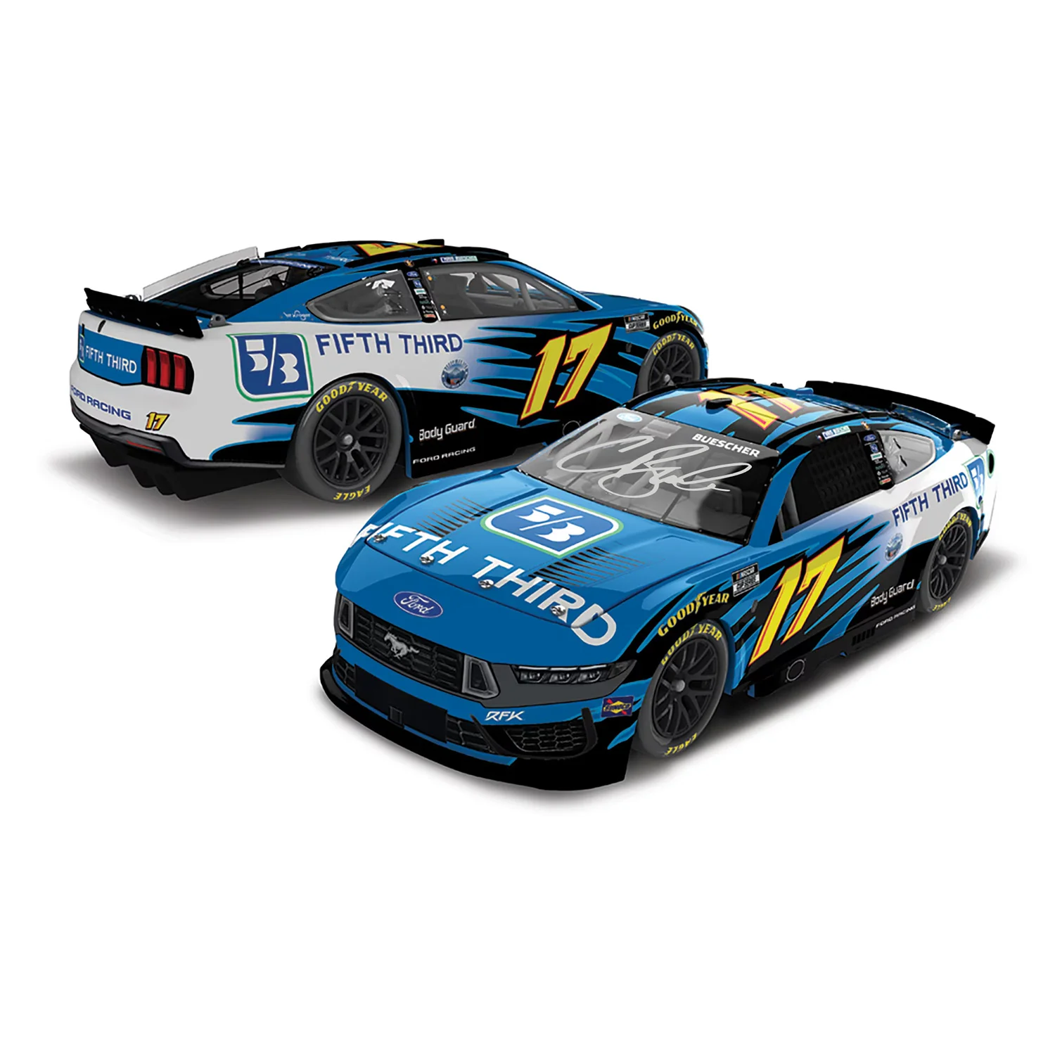 Chris Buescher Autographed Darlington Throwback to 2011 Greg Biffle 1:24 Standard 2026 Diecast Preorder - Currently Projected November