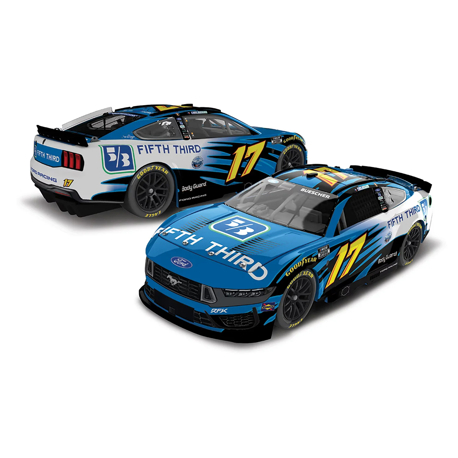 Chris Buescher Darlington Throwback to 2011 Greg Biffle 1:64 2026 Diecast Car Preorder - Currently Projected November