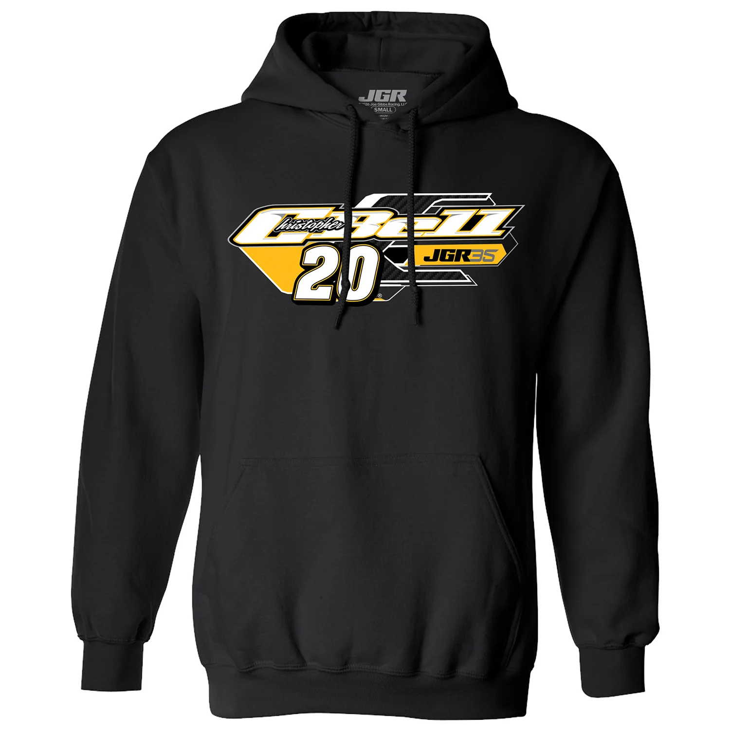 Christopher Bell 2026 DeWalt Black 2-Spot Classic Ink Hoodie - Image 2