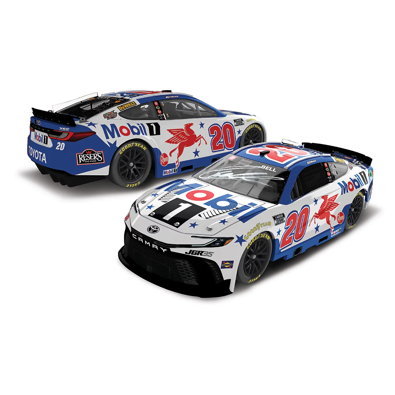 Christopher Bell Autographed Mobil 1 1:24 Standard 2026 Diecast Car Preorder - Currently Projected November