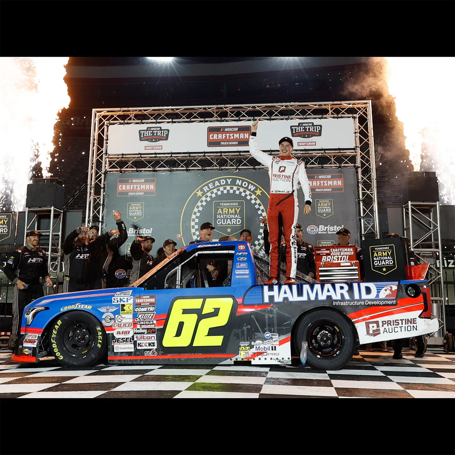 Christopher Bell Bristol Truck Series Race Win 1:64 2026 Diecast Preorder - Currently Projected January