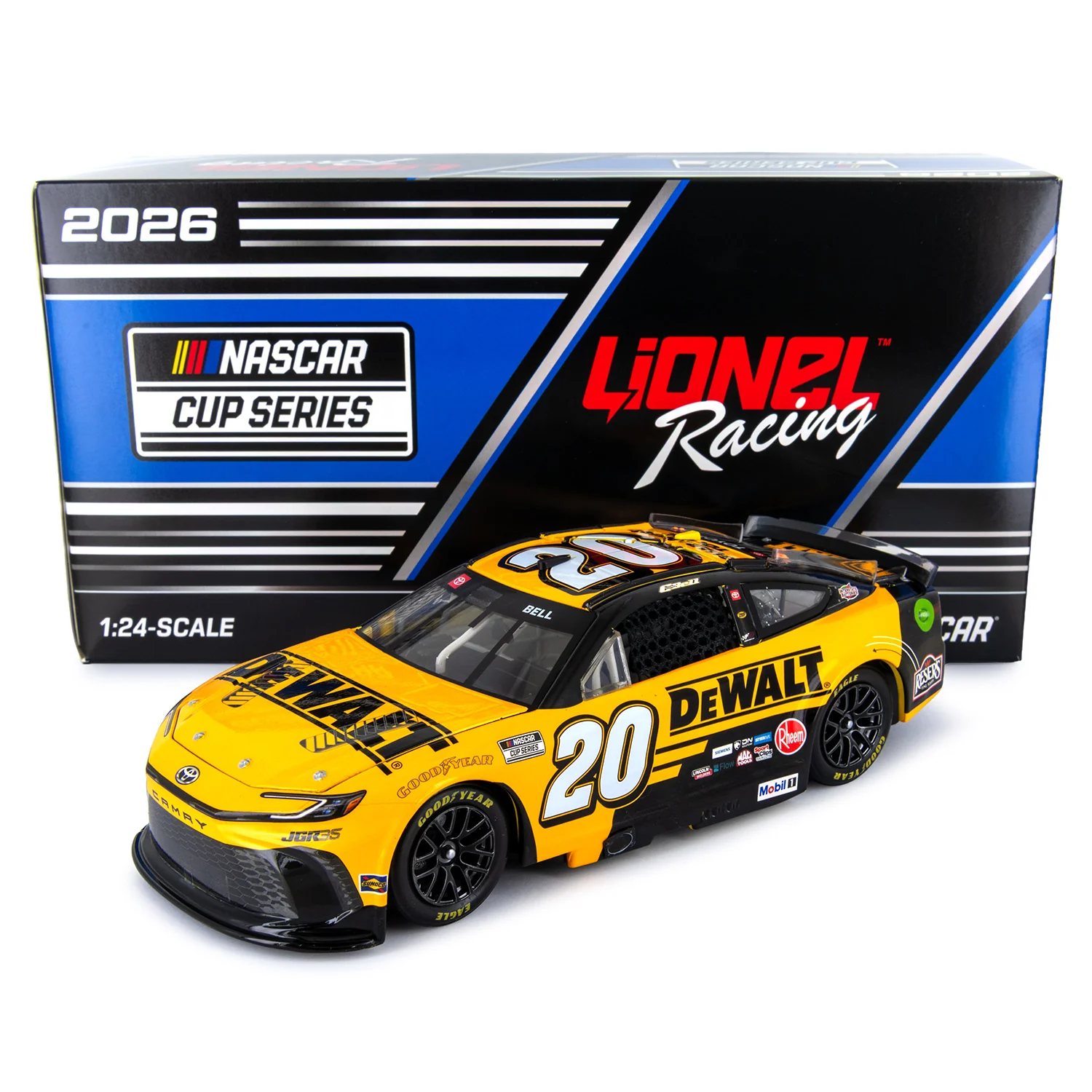 Christopher Bell DeWalt 1:24 Standard 2026 Diecast Car