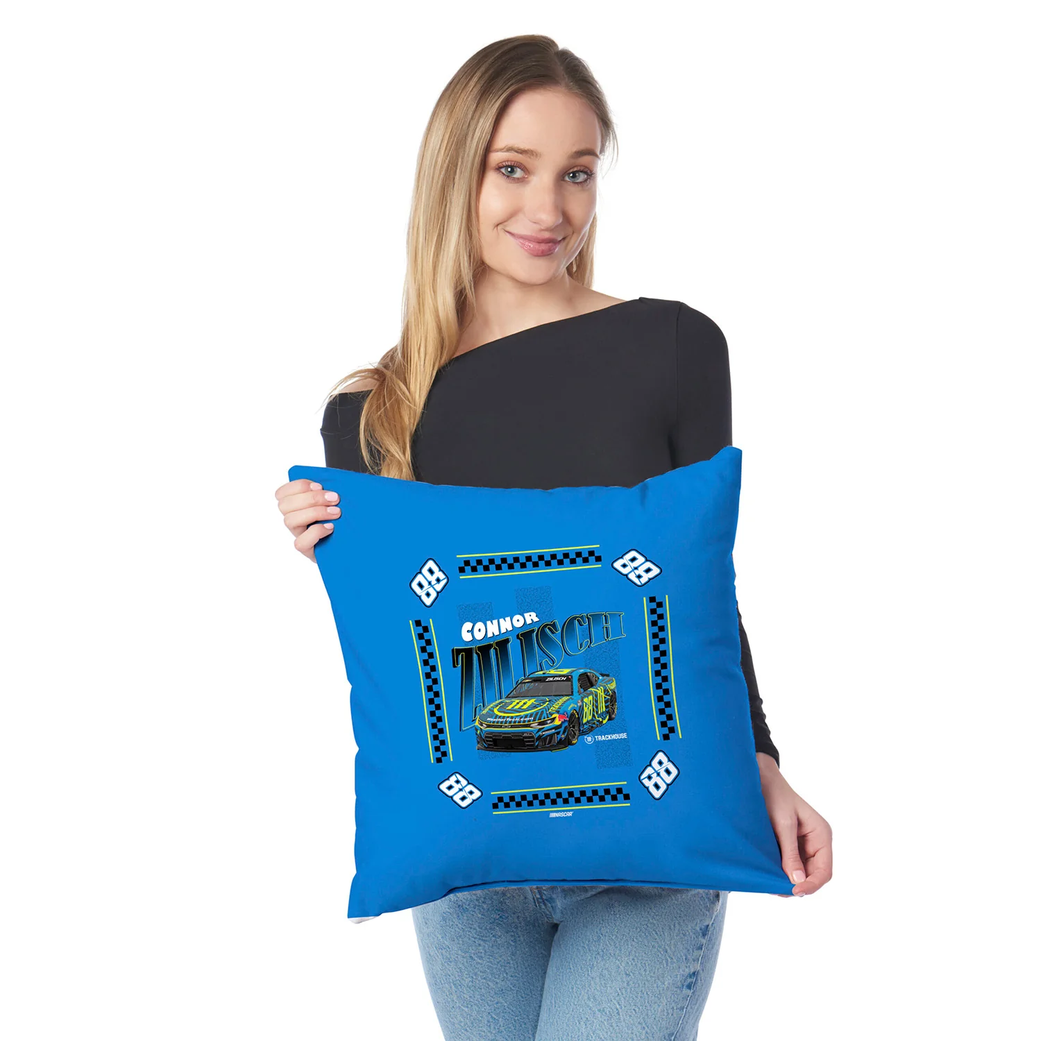 Connor Zilisch 2026 Trackhouse 18x18 Two-Sided Northwest Pillow - Image 3