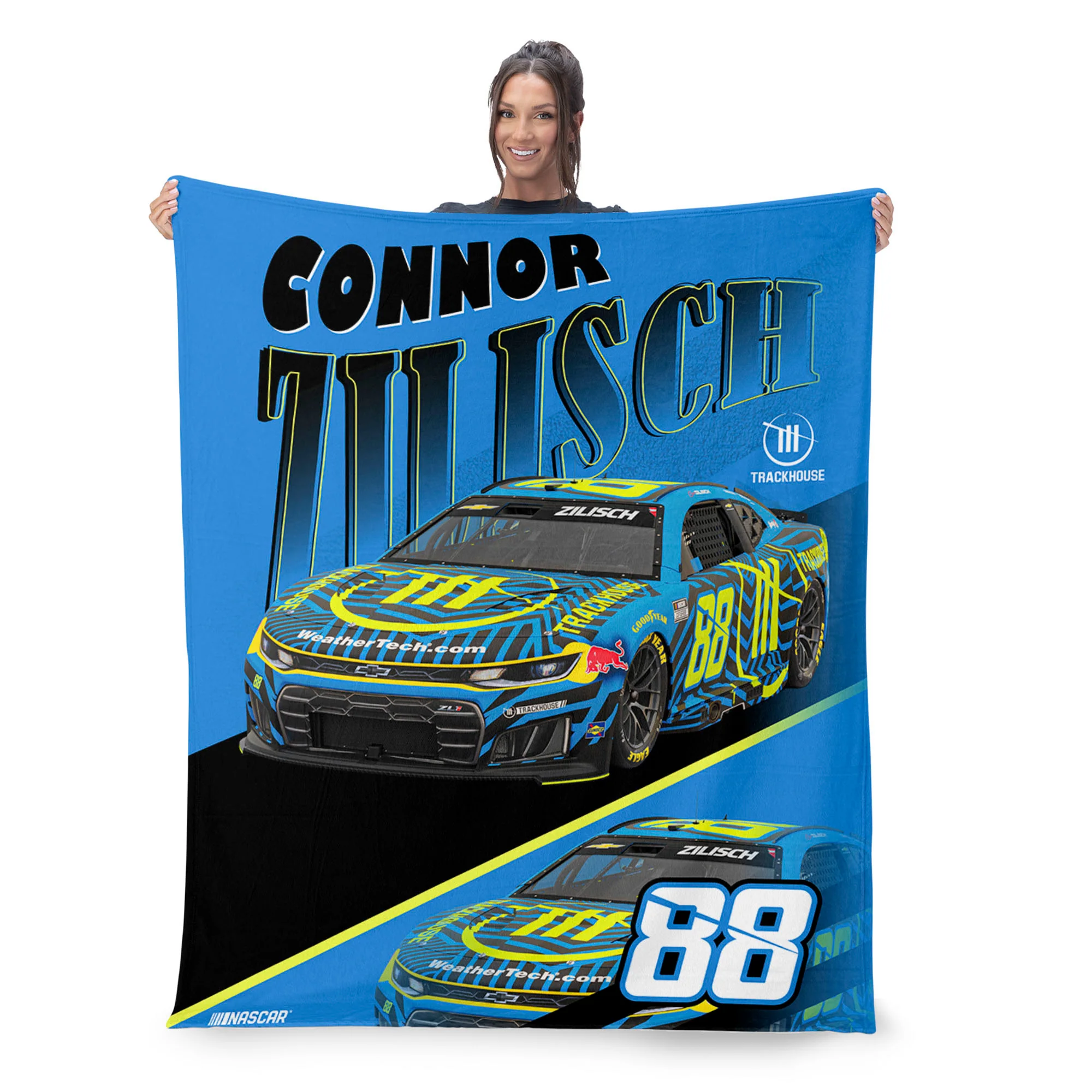 Connor Zilisch 2026 Trackhouse 46x60 Silk Touch Northwest Blanket Throw - Image 3