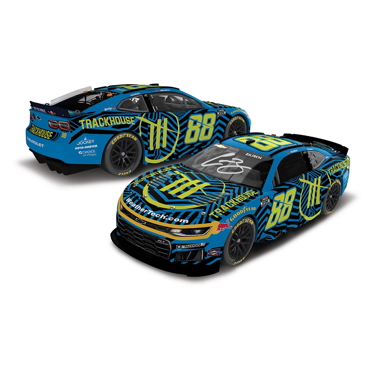 Connor Zilisch Autographed Trackhouse 1:24 Standard 2026 Diecast Car Preorder - Currently Projected November