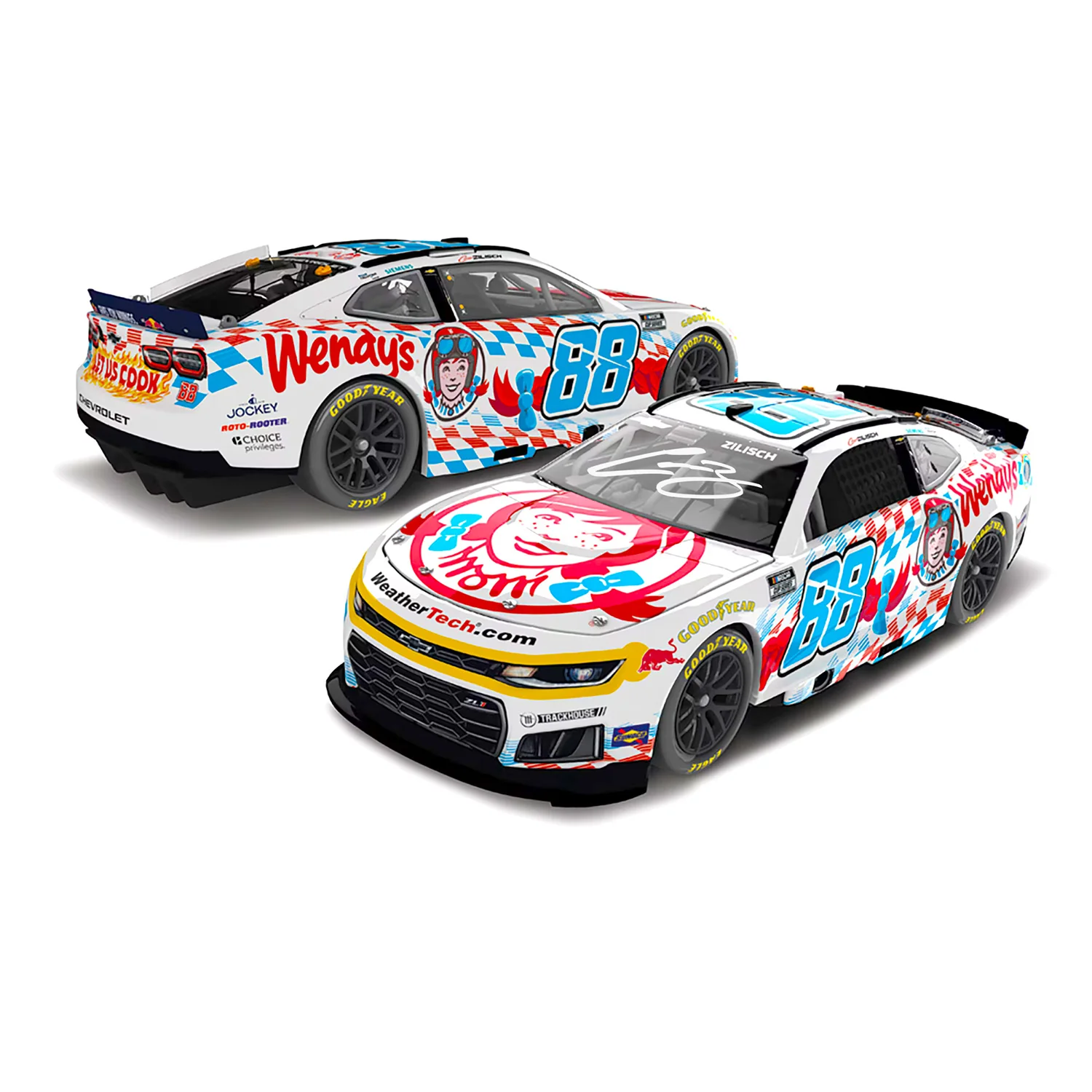 Connor Zilisch Autographed Wendy's 1:24 Standard 2026 Diecast Car Preorder - Currently Projected November
