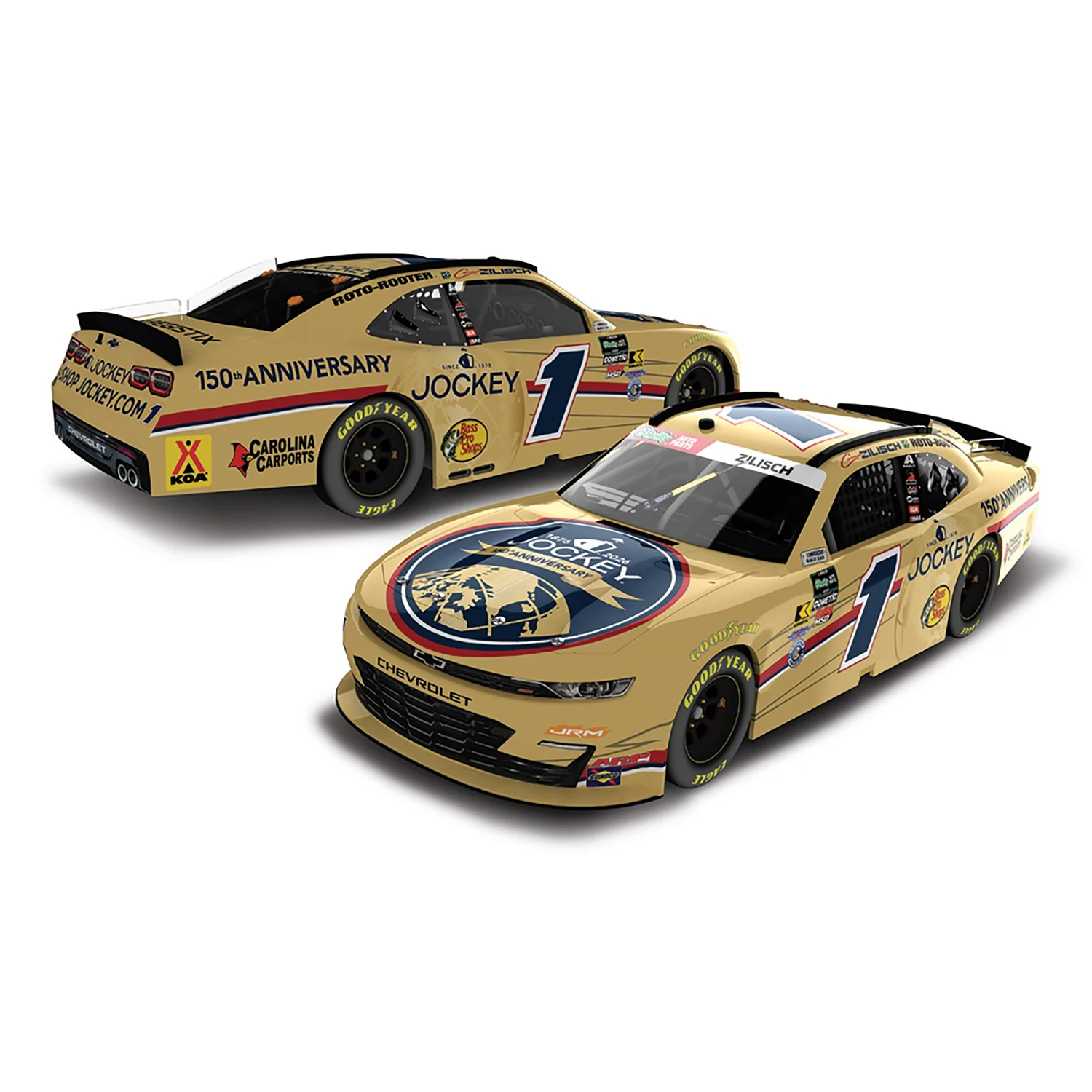 Connor Zilisch Jockey 150th Anniversary 1:64 2026 Diecast Car Preorder - Currently Projected November
