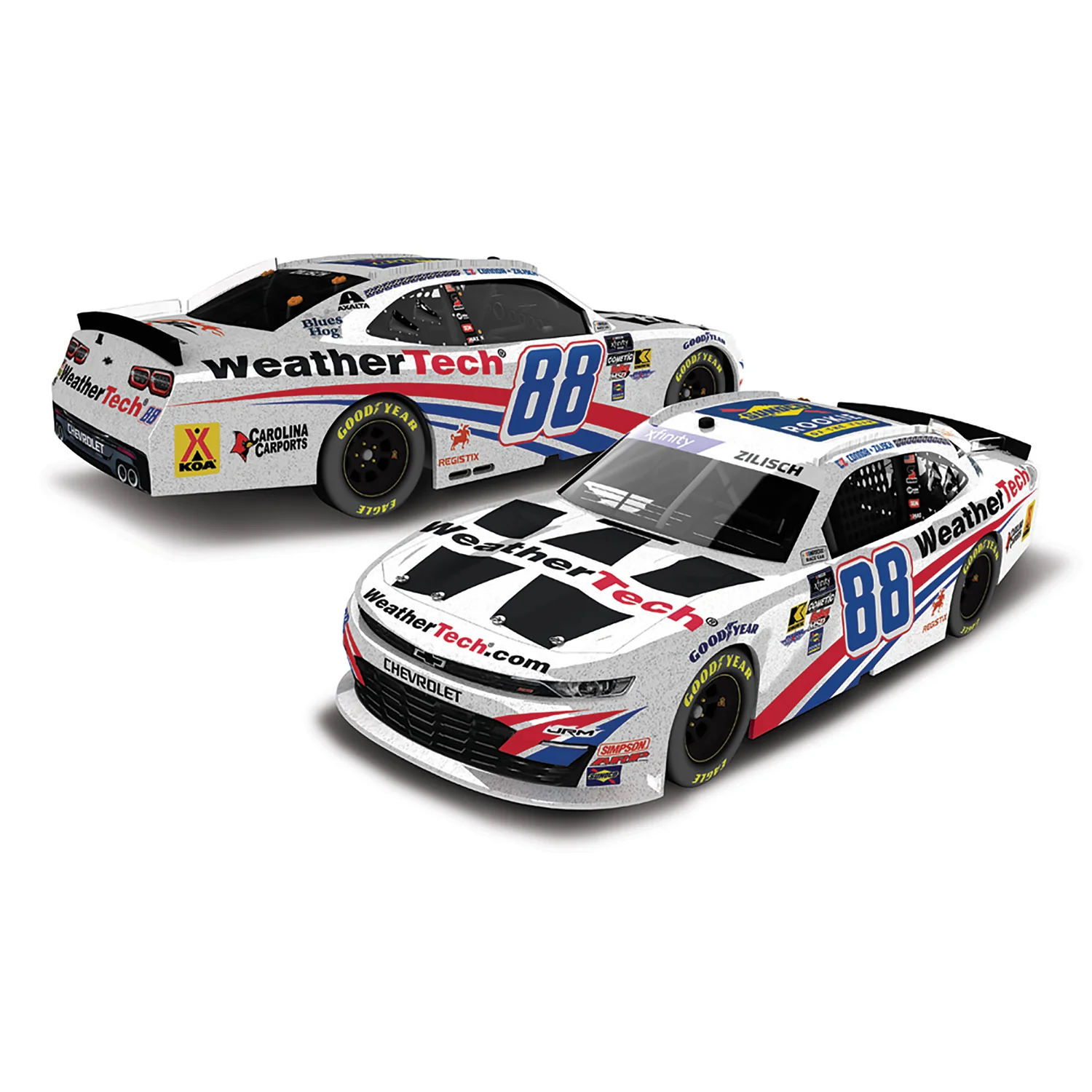 Connor Zilisch Xfinity Series Rookie of the Year 1:24 Galaxy Color 2025 Diecast Car