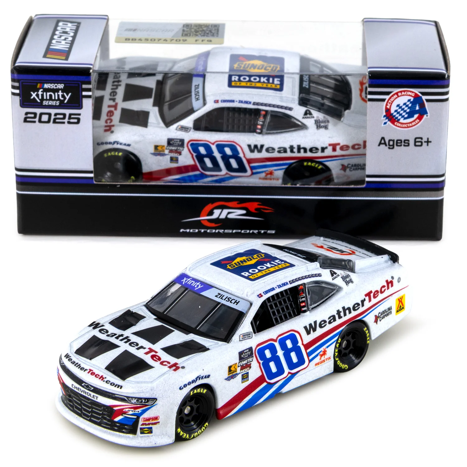 Connor Zilisch Xfinity Series Rookie of the Year 1:64 Galaxy Color 2025 Diecast Car