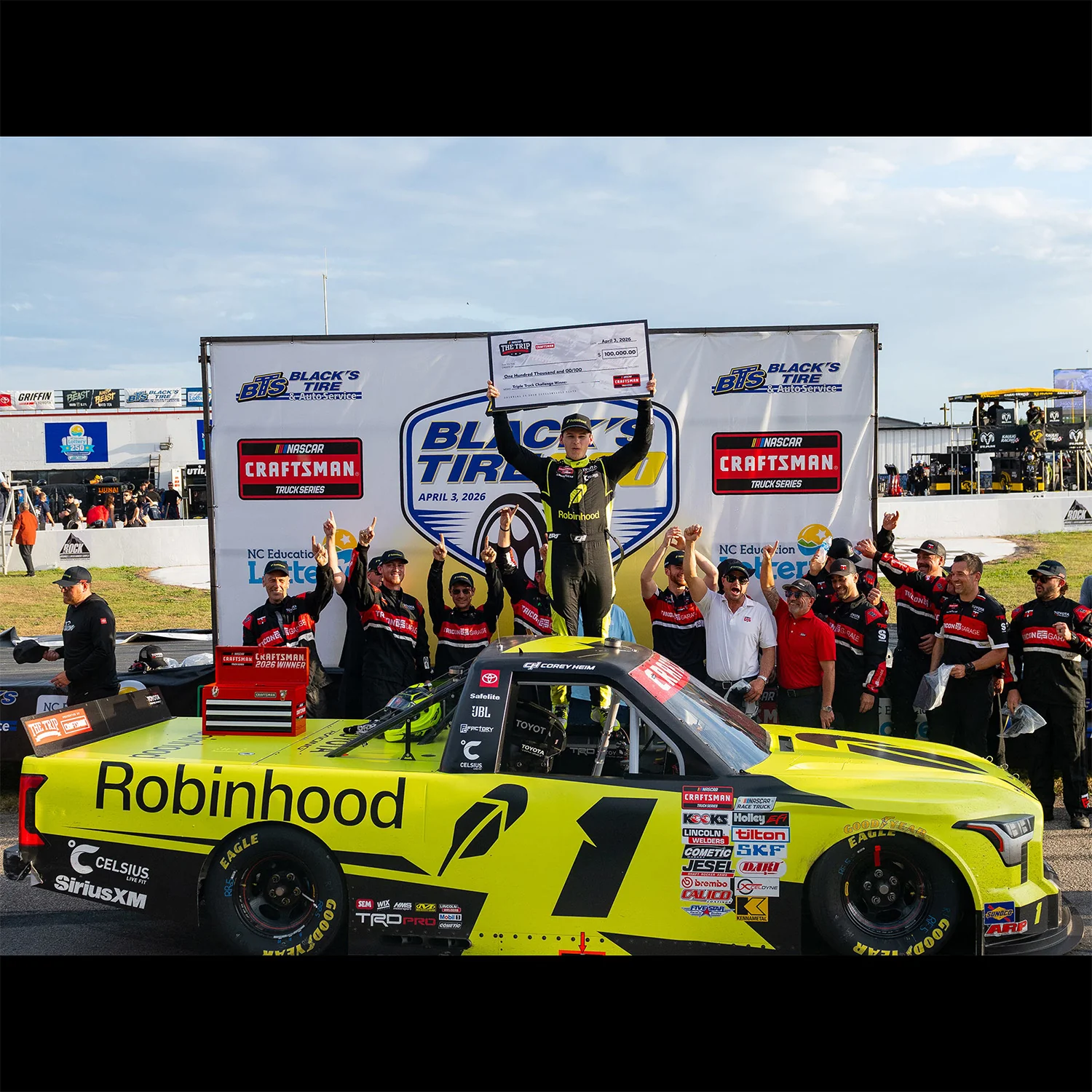 Corey Heim Rockingham Truck Series Race Win 1:24 Standard 2026 Diecast Preorder - Currently Projected November