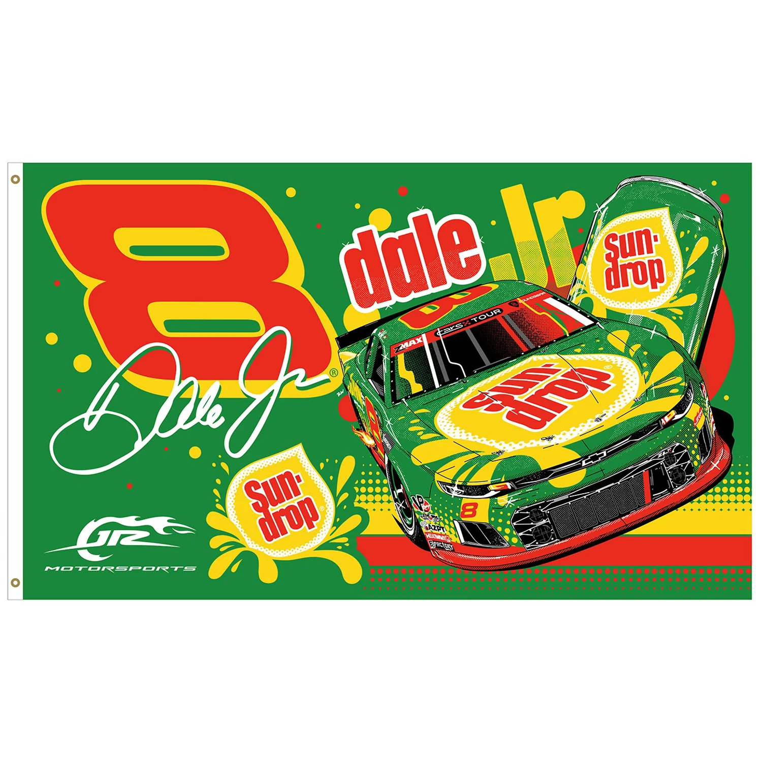 Dale Earnhardt Jr Sun Drop #8 Late Model NASCAR 3x5 Flag