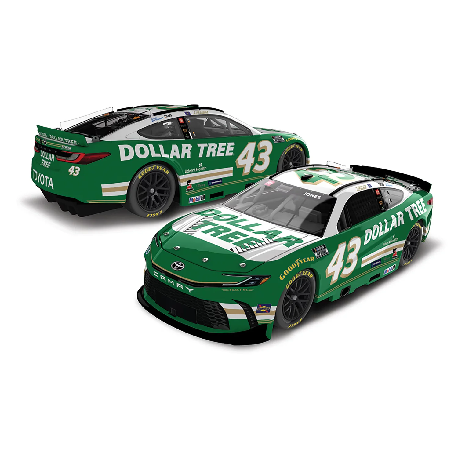 Erik Jones ELITE Dollar Tree 1:24 2026 Diecast Car Preorder - Currently Projected October