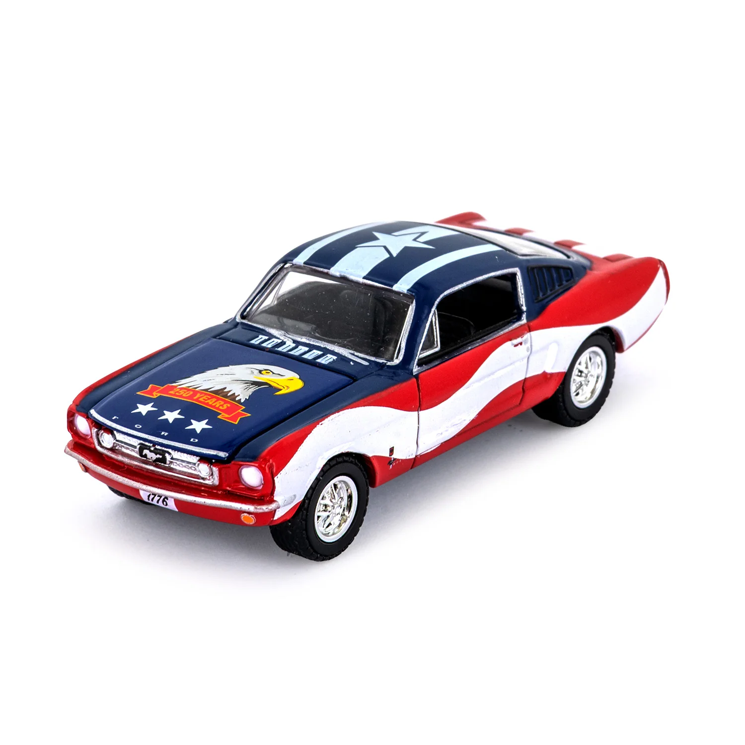 Greenlight Collectibles "250 Years of Freedom" 1965 Ford Mustang 1:64 Diecast - Hobby Exclusive - Only 1,776 Produced - Image 4