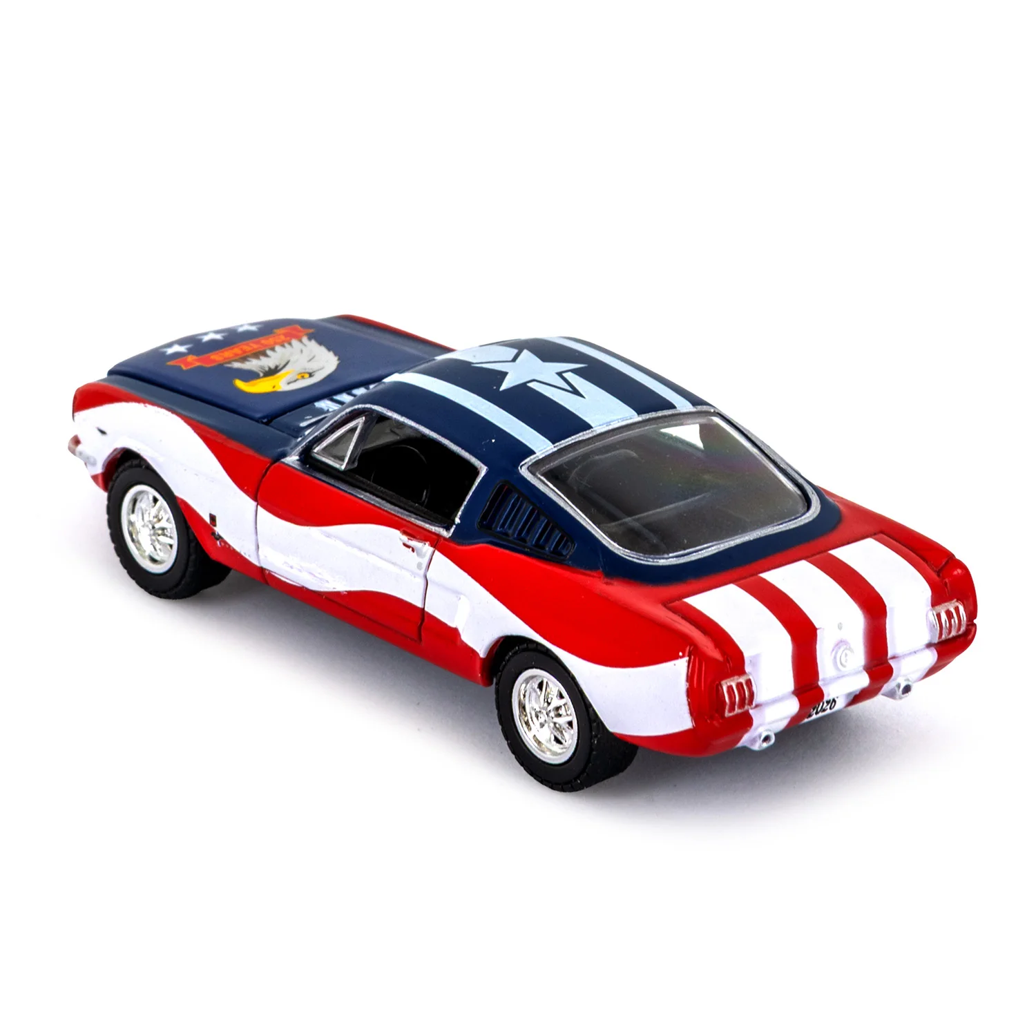 Greenlight Collectibles "250 Years of Freedom" 1965 Ford Mustang 1:64 Diecast - Hobby Exclusive - Only 1,776 Produced - Image 7