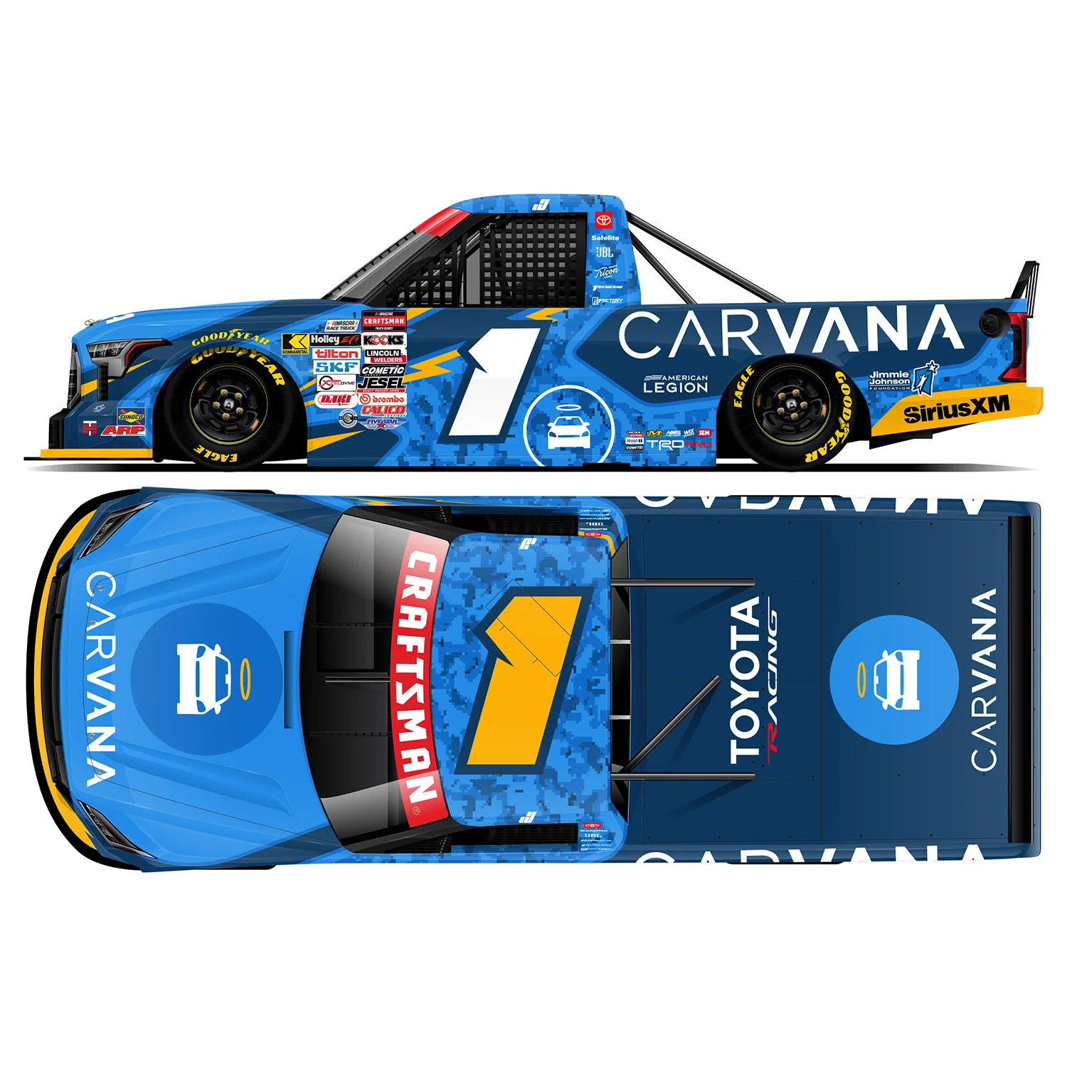 Jimmie Johnson San Diego Race the Base Truck Series 1:24 Standard 2026 Diecast Truck Preorder - Currently Projected August - Image 2