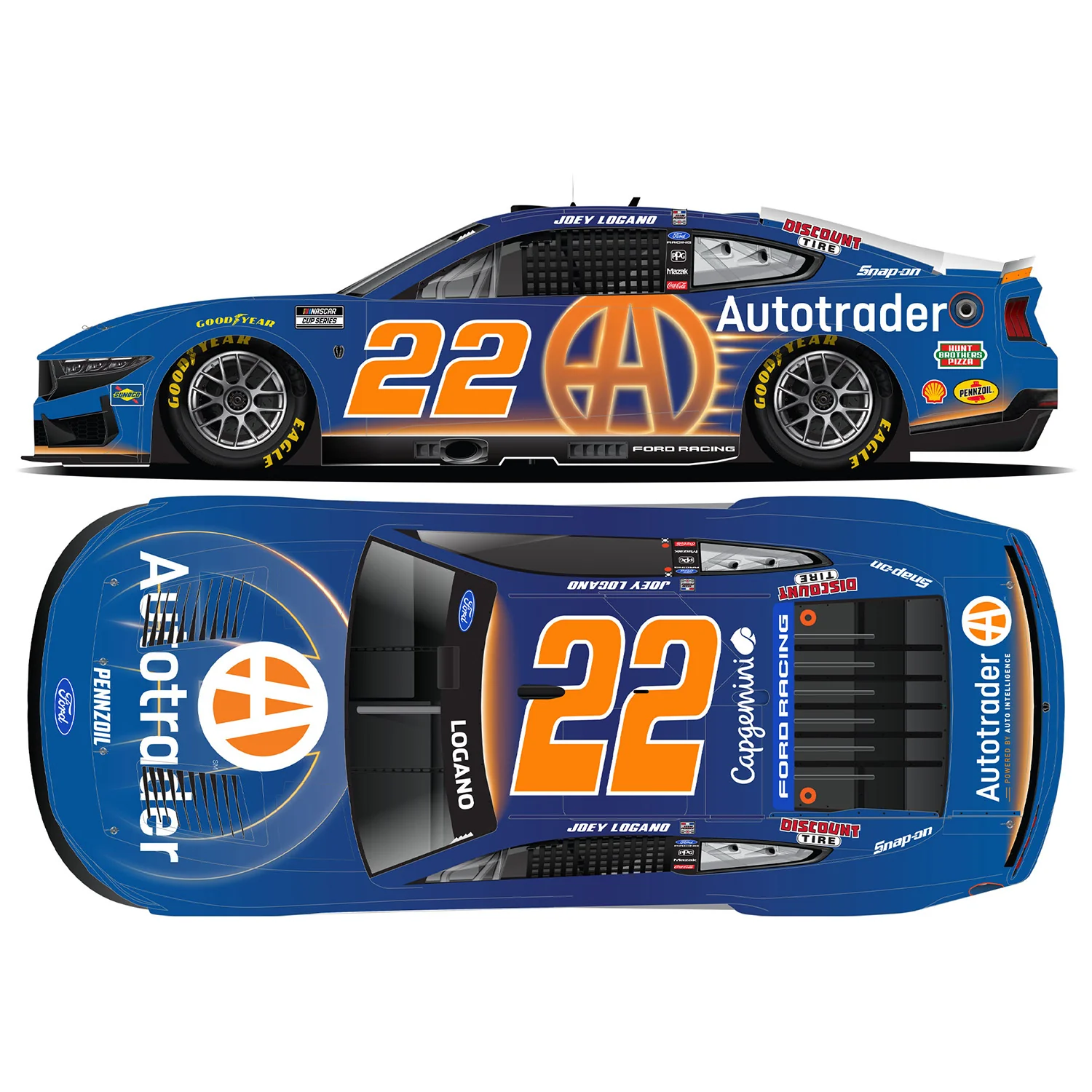 Joey Logano Autotrader 1:24 Standard 2026 Diecast Car Preorder - Currently Projected September - Image 2
