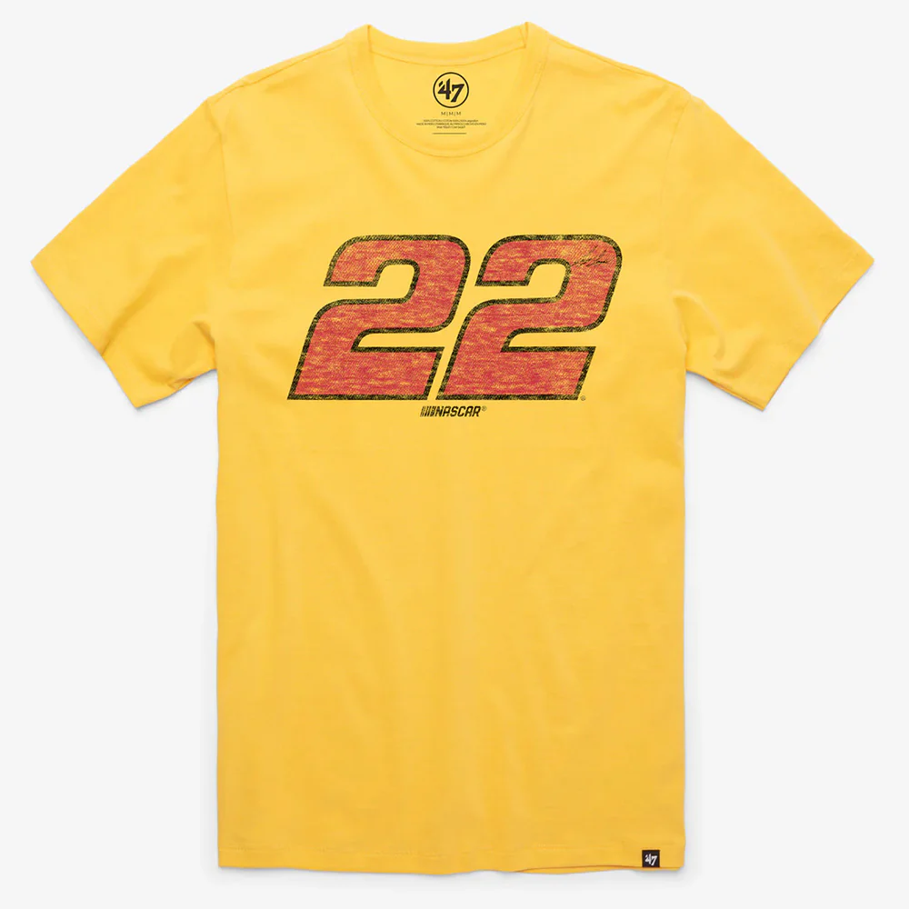Joey Logano Car Number #22 Franklin 47 Brand T-Shirt