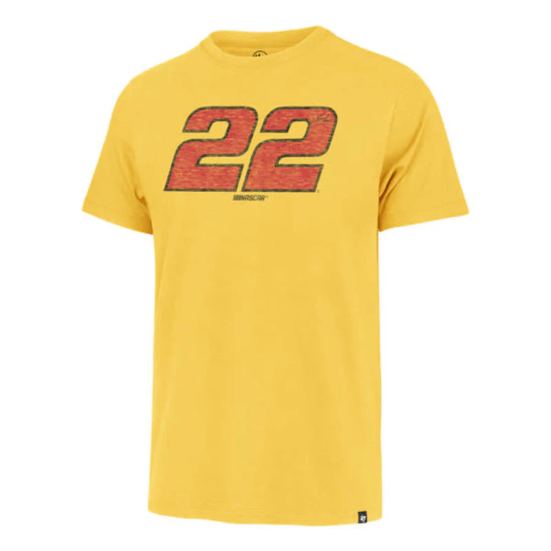 Joey Logano Car Number #22 Franklin 47 Brand T-Shirt - Image 2