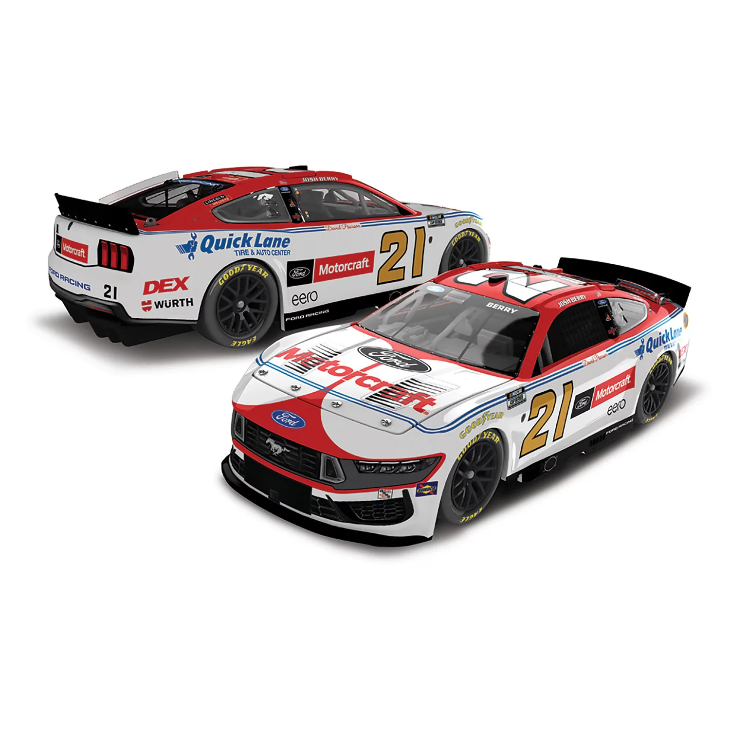 Josh Berry ELITE Motorcraft 50th Anniversary 1976 Daytona 500 Win 1:24 2026 Diecast Car Preorder - Currently Projected September