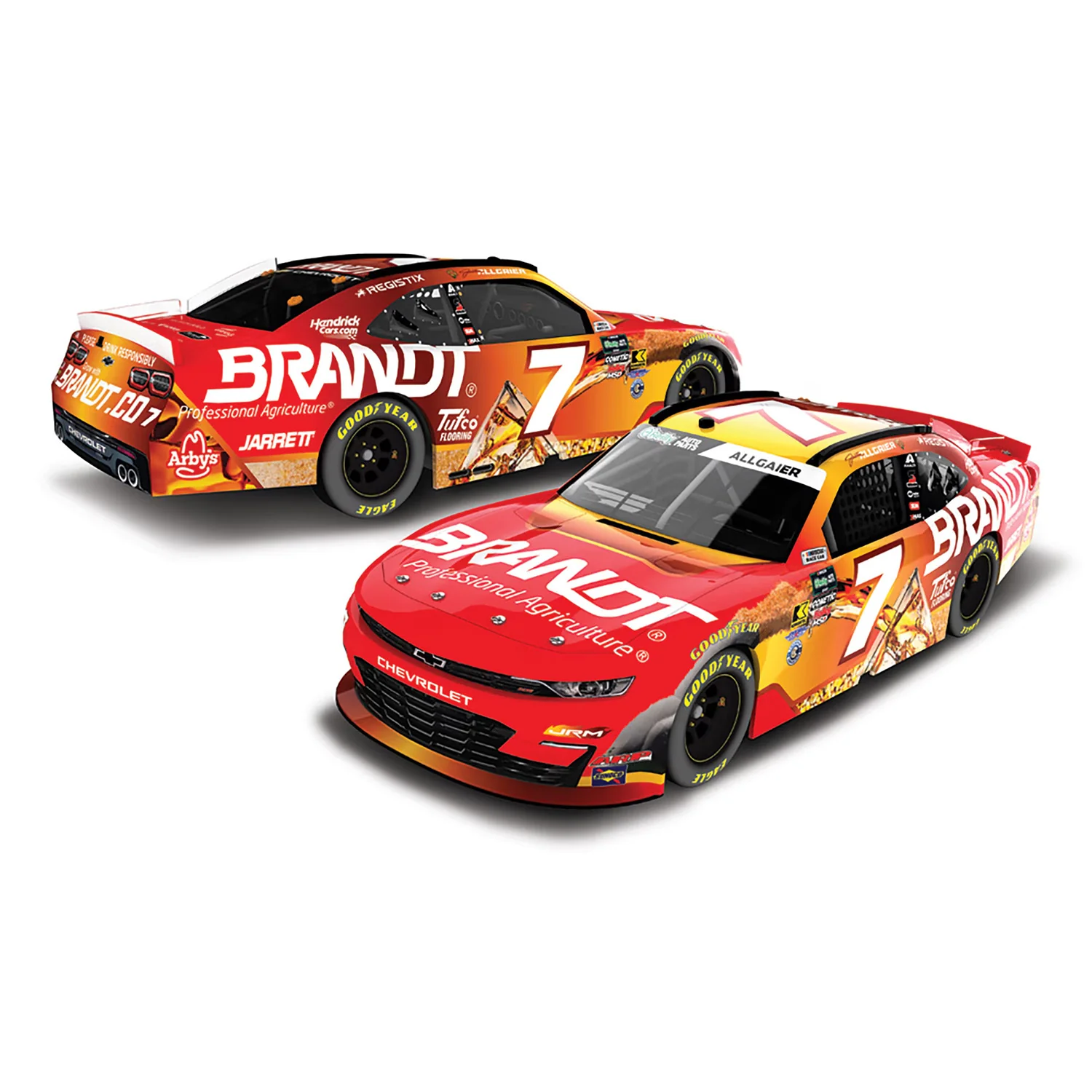 Justin Allgaier Brandt Whiskey 1:64 2026 Diecast Car Preorder - Currently Projected September
