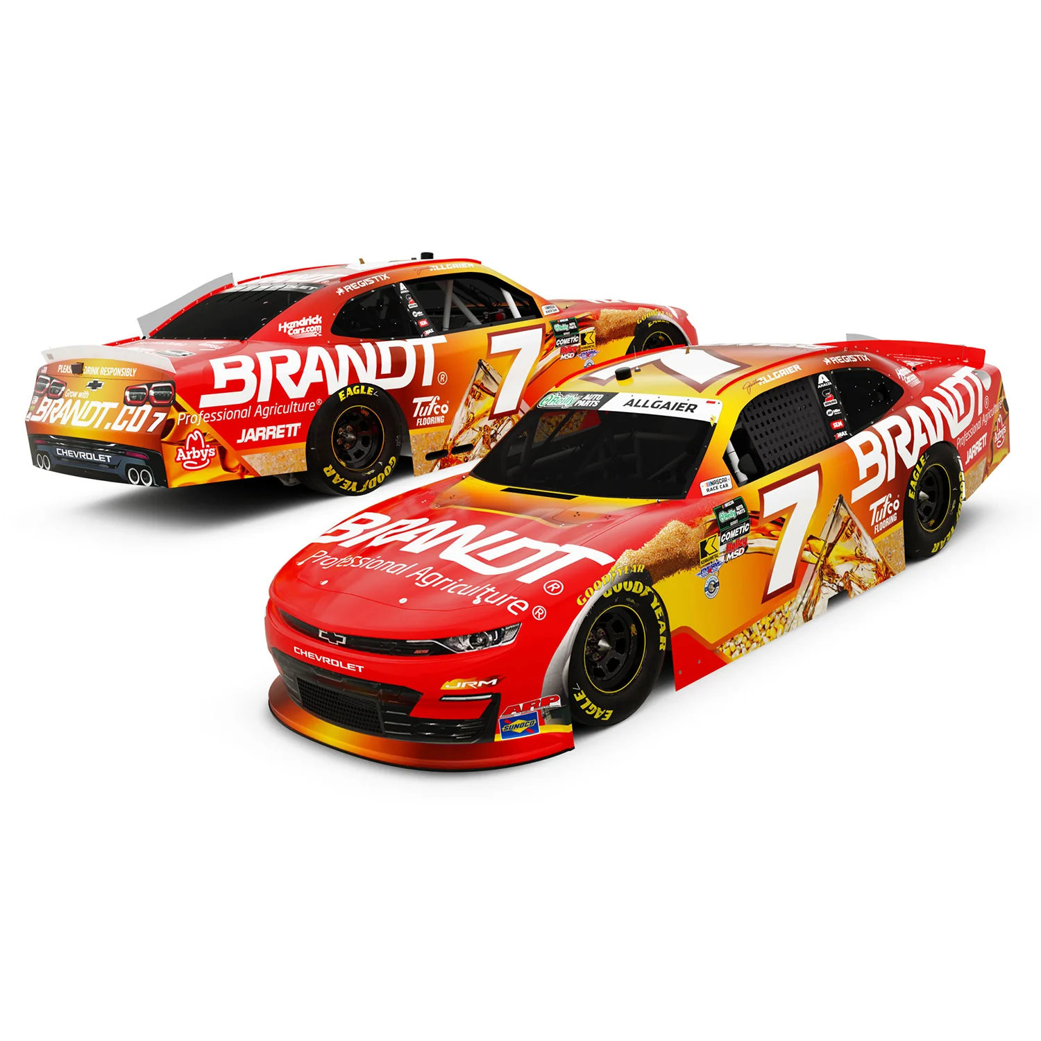 Justin Allgaier Brandt Whiskey 1:64 2026 Diecast Car Preorder - Currently Projected September - Image 2