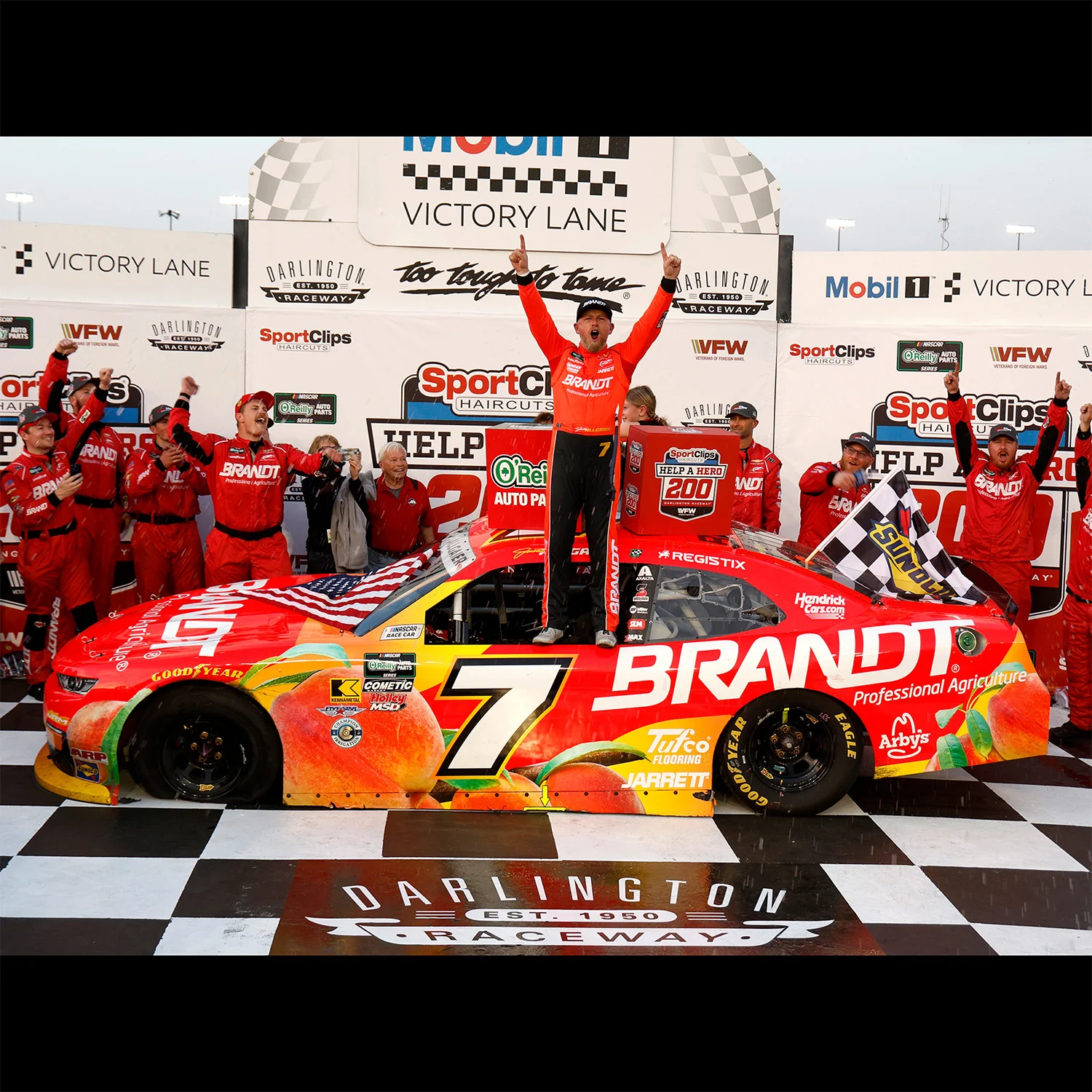 Justin Allgaier Darlington Race Win 1:64 2026 Diecast Car Preorder - Currently Projected October - Image 2