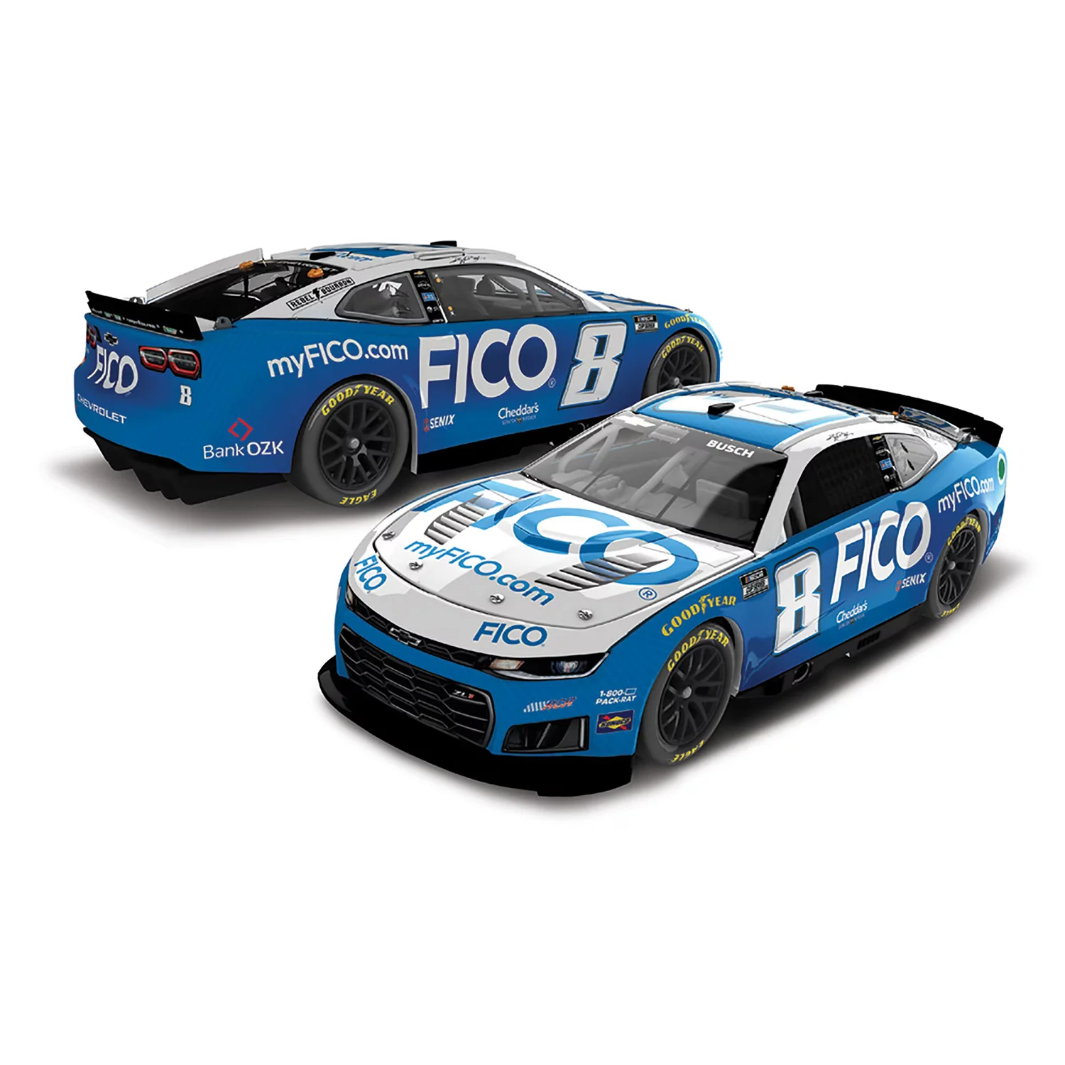 Kyle Busch FICO 1:24 Standard 2026 Diecast Car Preorder - Currently Projected October