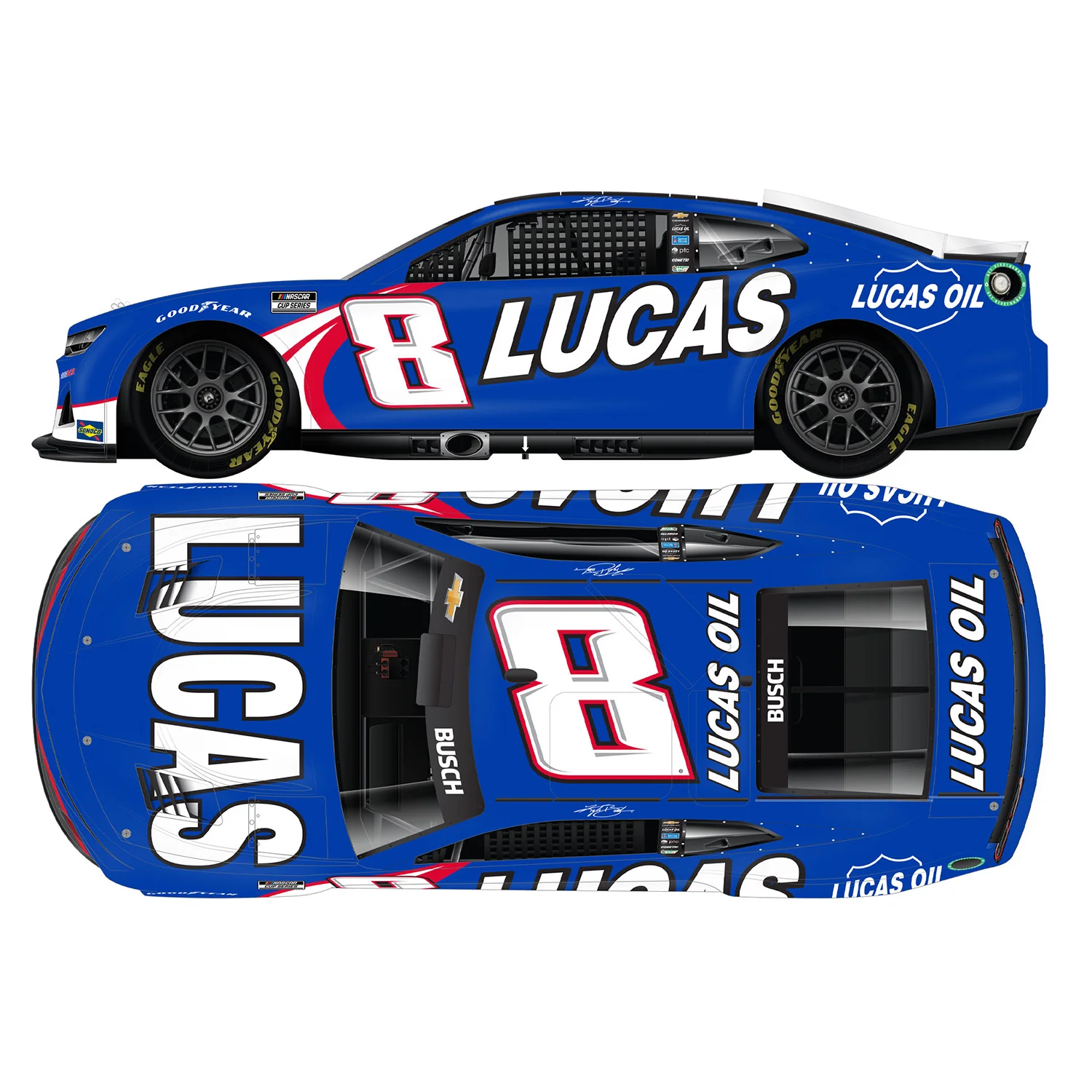 Kyle Busch Lucas Oil 1:24 Standard 2026 Diecast Car Preorder - Currently Projected August - Image 2
