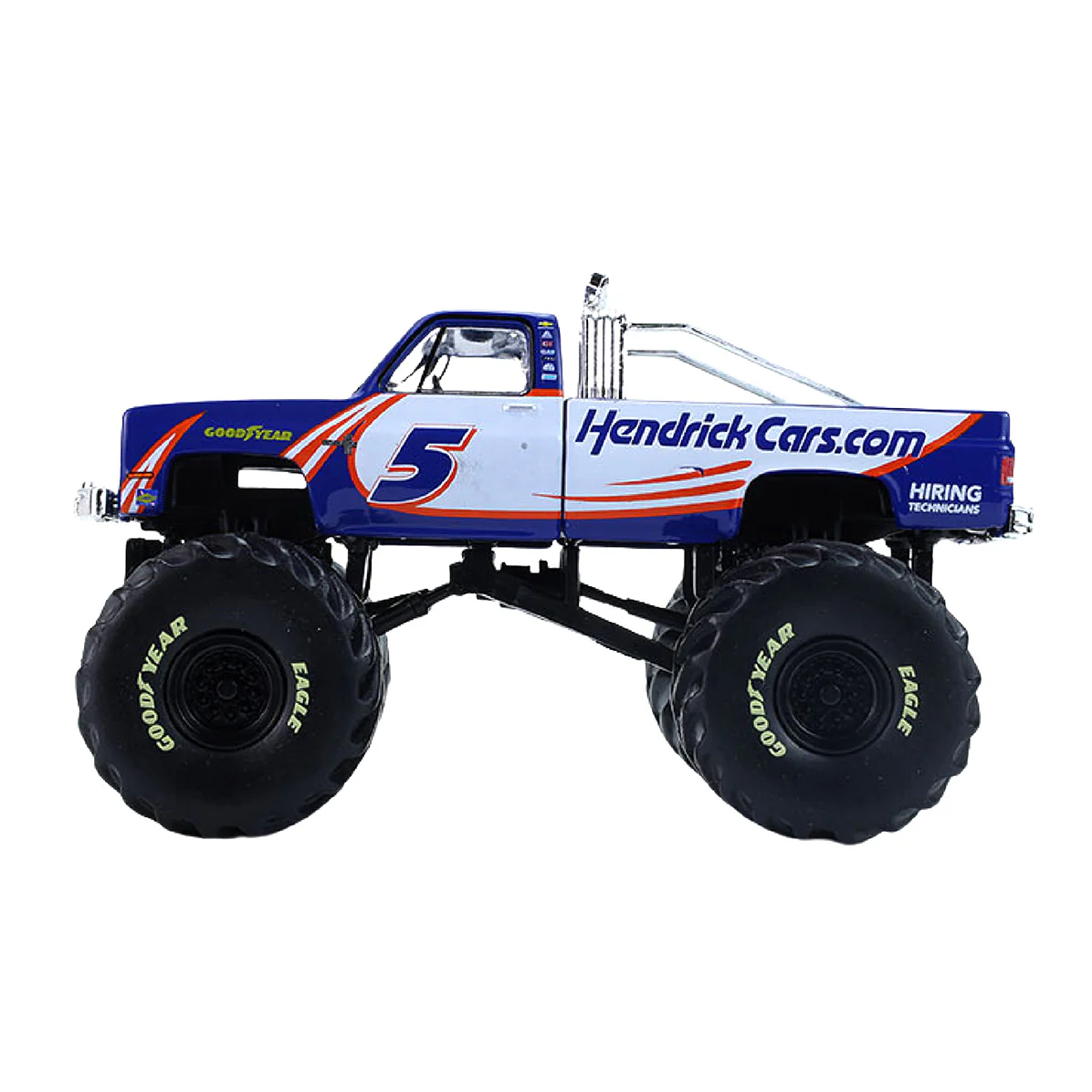Kyle Larson HendrickCars 1:64 1981 Chevrolet K20 Monster Truck Diecast - Image 4