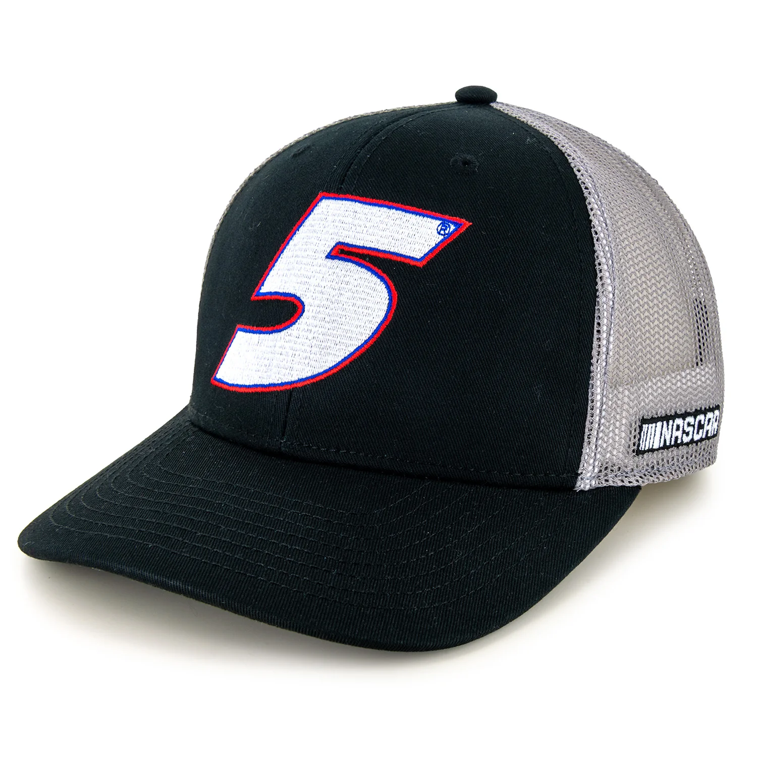 Kyle Larson 2026 Big Number #5 Mesh NASCAR The Game Hat Exclusive Black/Gray