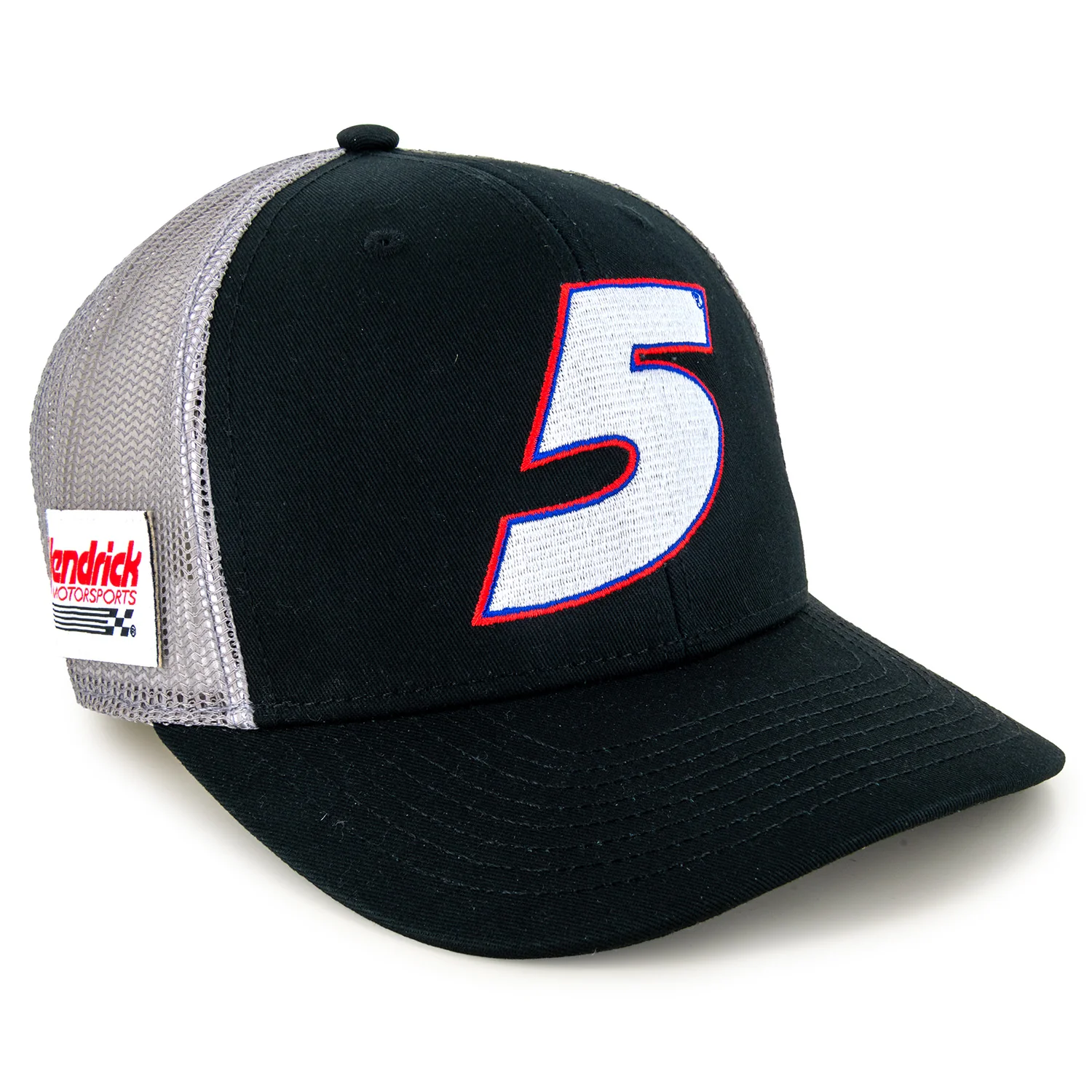 Kyle Larson 2026 Big Number #5 Mesh NASCAR The Game Hat Exclusive Black/Gray - Image 3