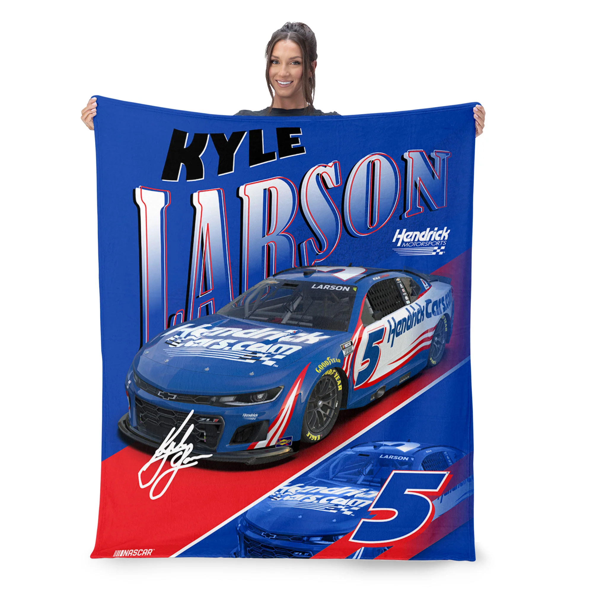 Kyle Larson 2026 Silk Touch Northwest 46x60 Blanket Throw - Image 3