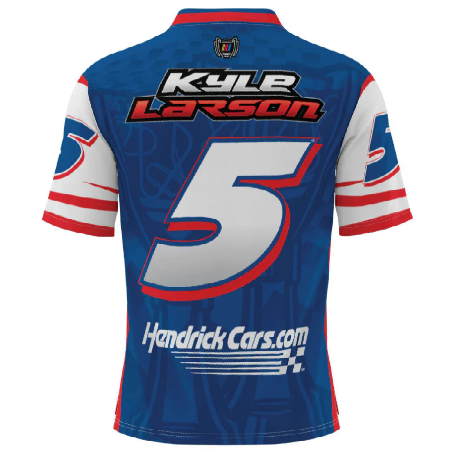 Kyle Larson HendrickCars #5 ProSphere Football Jersey - Image 3