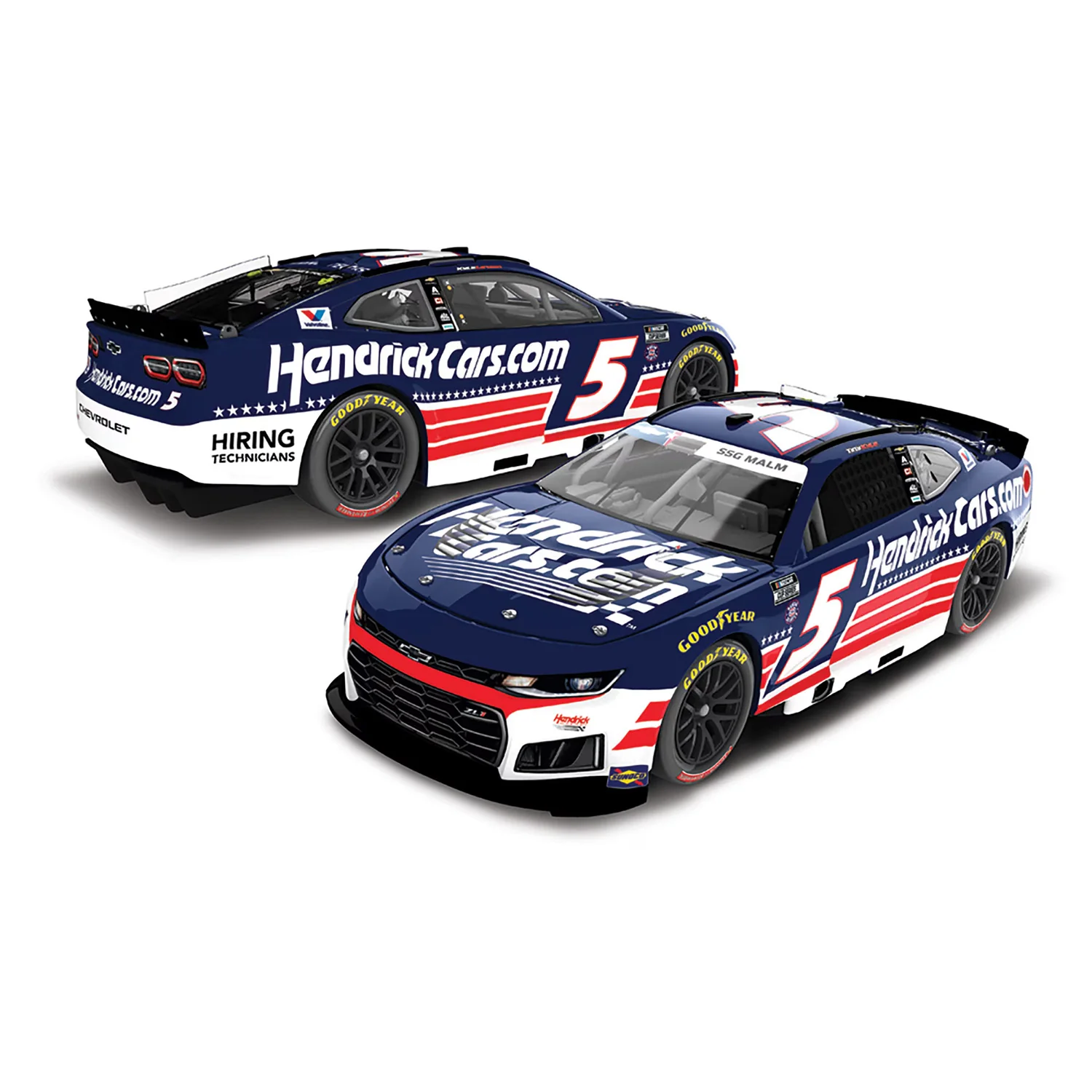 Kyle Larson HendrickCars Patriotic 1:24 Standard 2026 Diecast Car Preorder - Currently Projected December