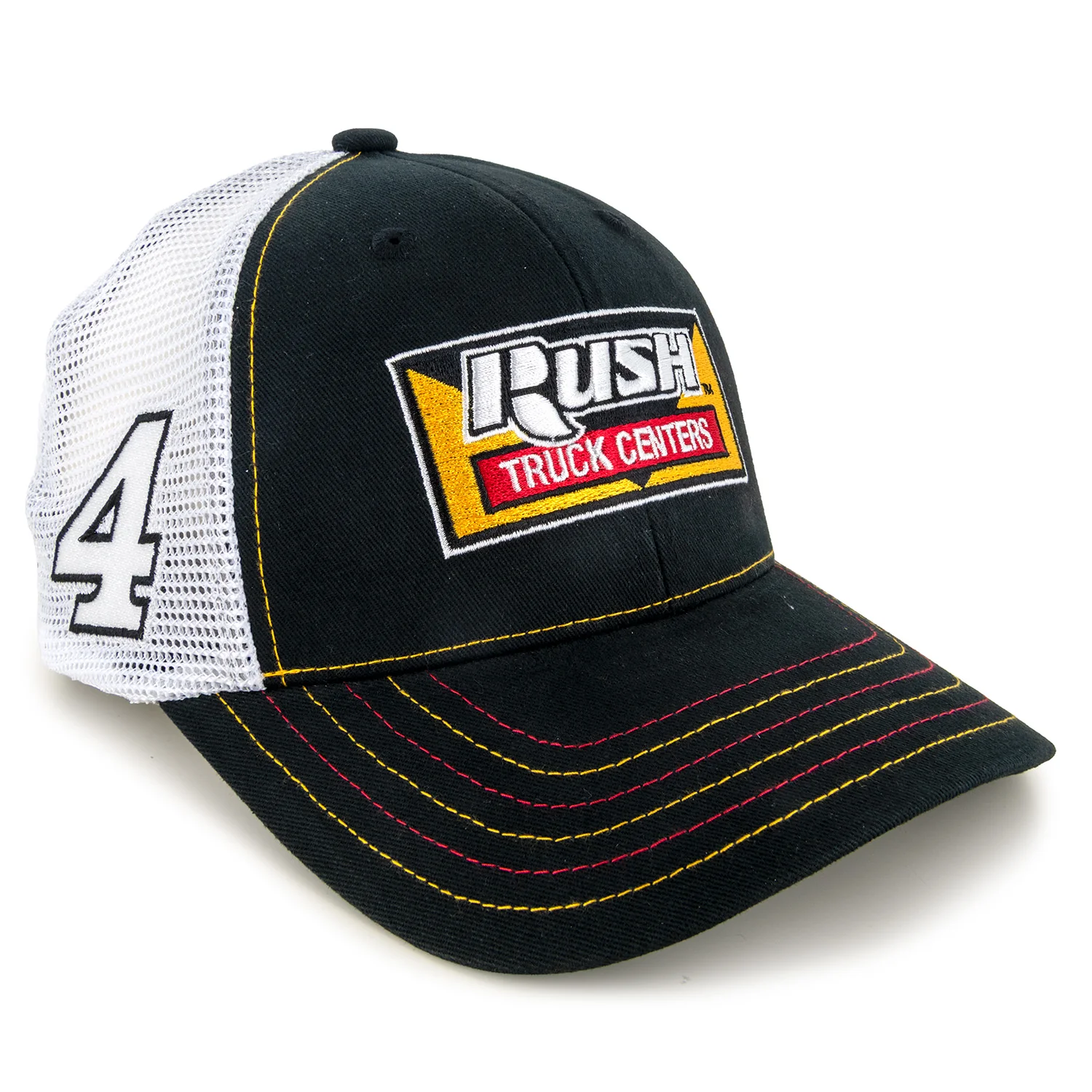 Noah Gragson Rush Truck Centers Sponsor Mesh Hat Black/White - Image 3